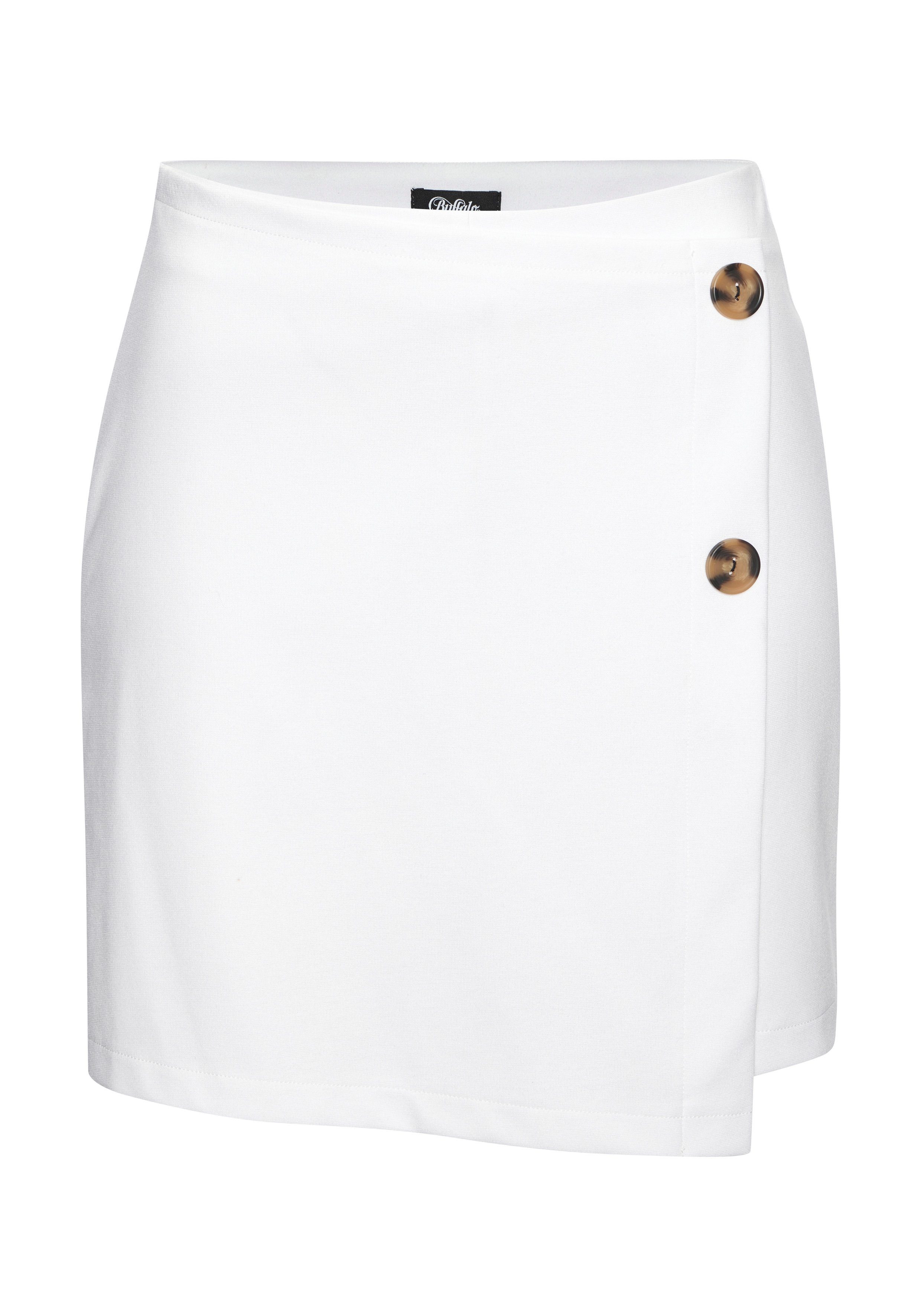 Buffalo Broekrok in wikkellook met sierknopen, skort, casual-chic, elegant