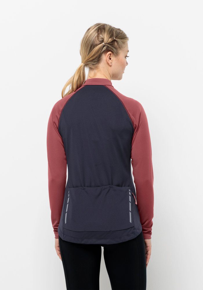 Jack Wolfskin Fietsjack MOROBBIA FZ L/S W