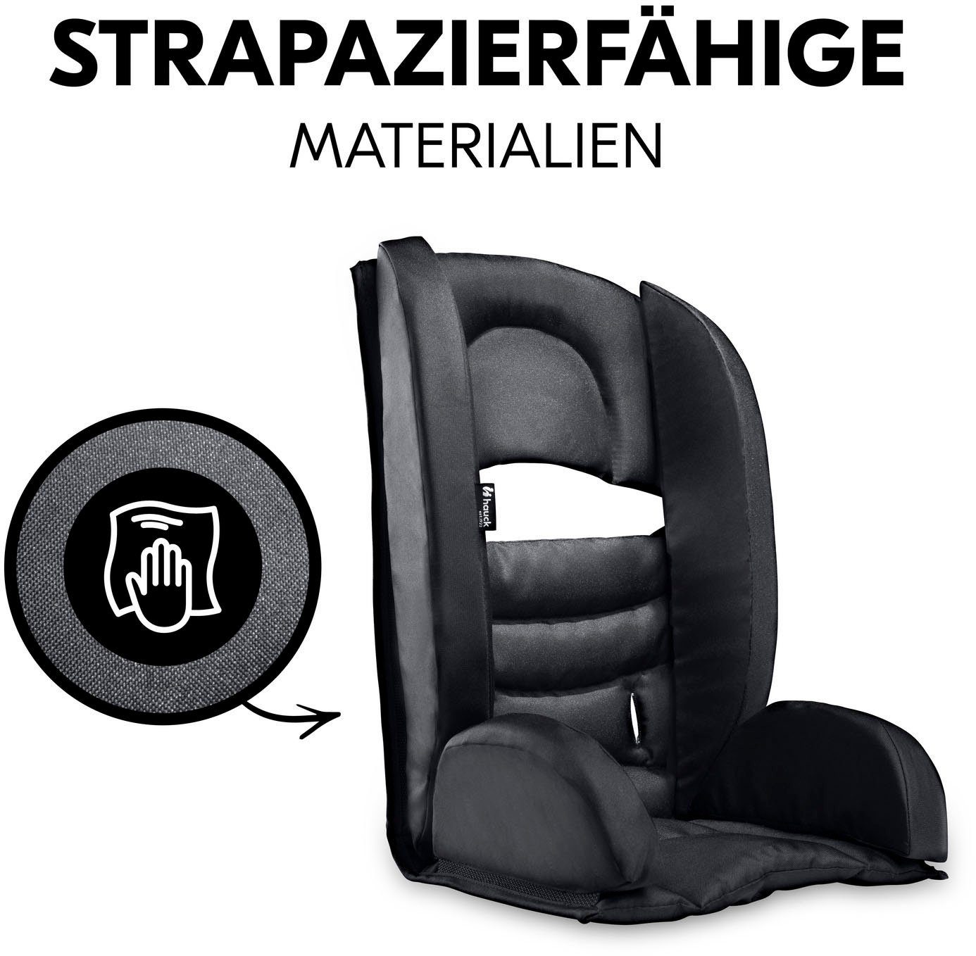 Hauck Stoelverkleiner Zitverkleiner voor Fietstrailer, Zwart