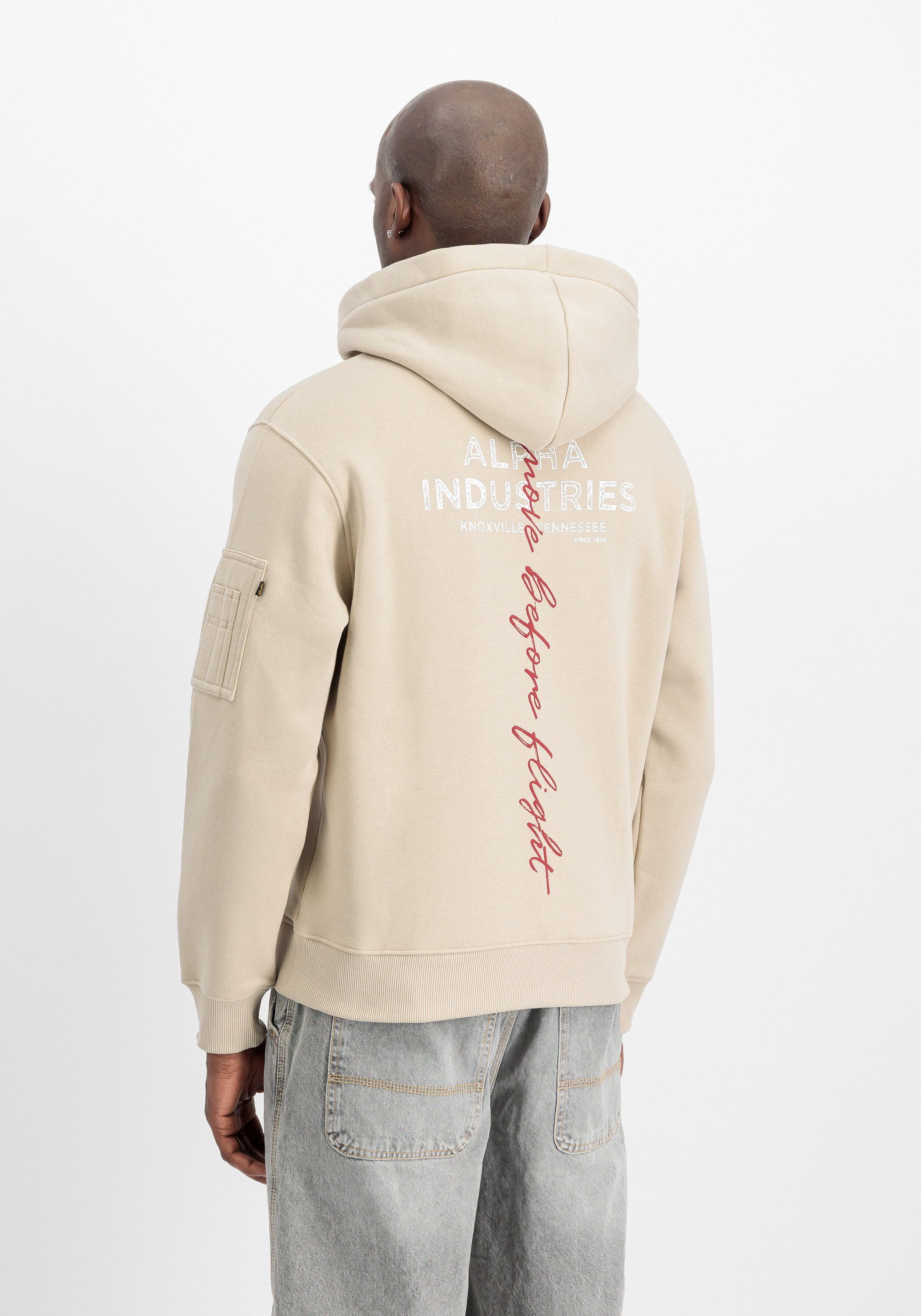 Alpha Industries Hoodie Alpha Industries Men - Hoodies Signature Back Print Hoodie