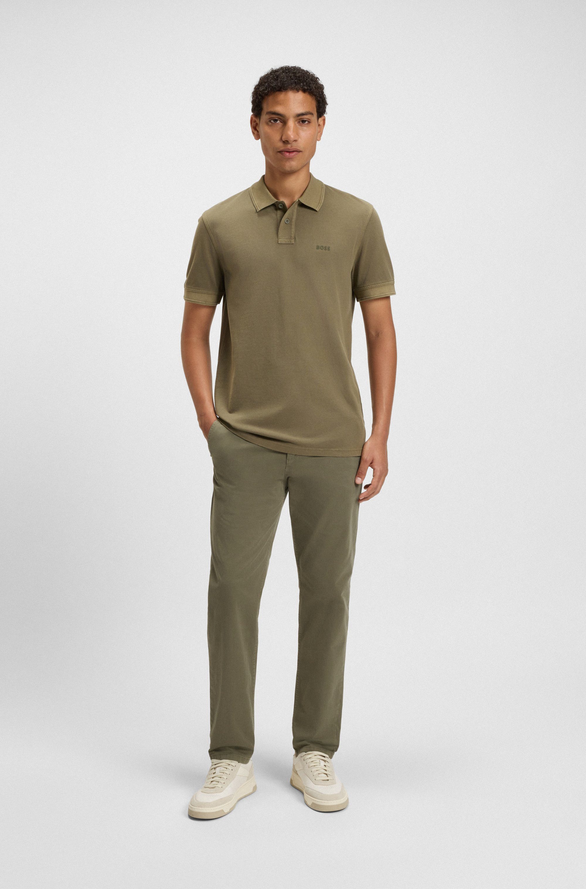 Boss Orange Chino TAPERED met boss-logo aan de achterkant