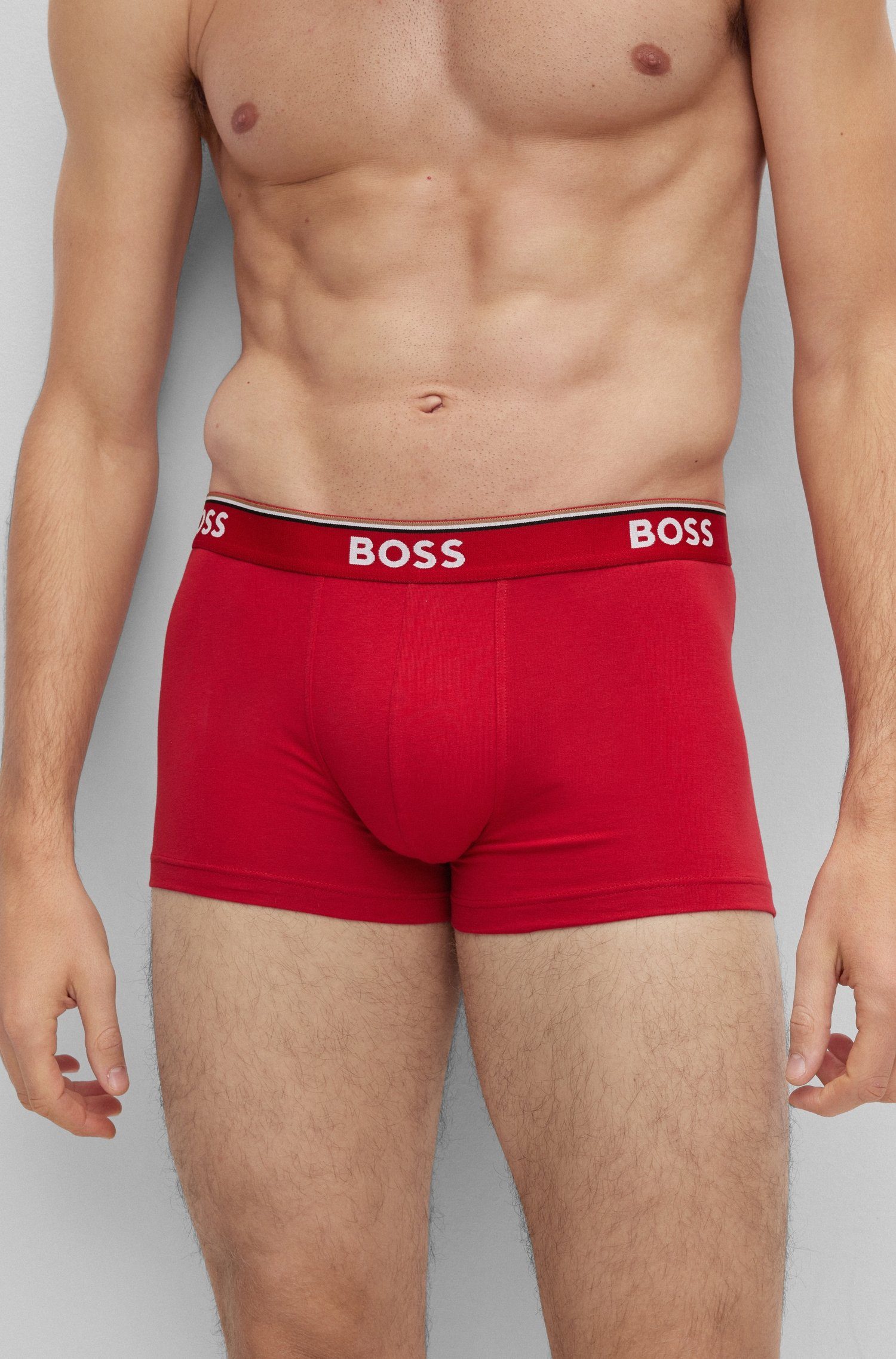 BOSS Boxershort met boss opdruk op de tailleband (3 stuks)