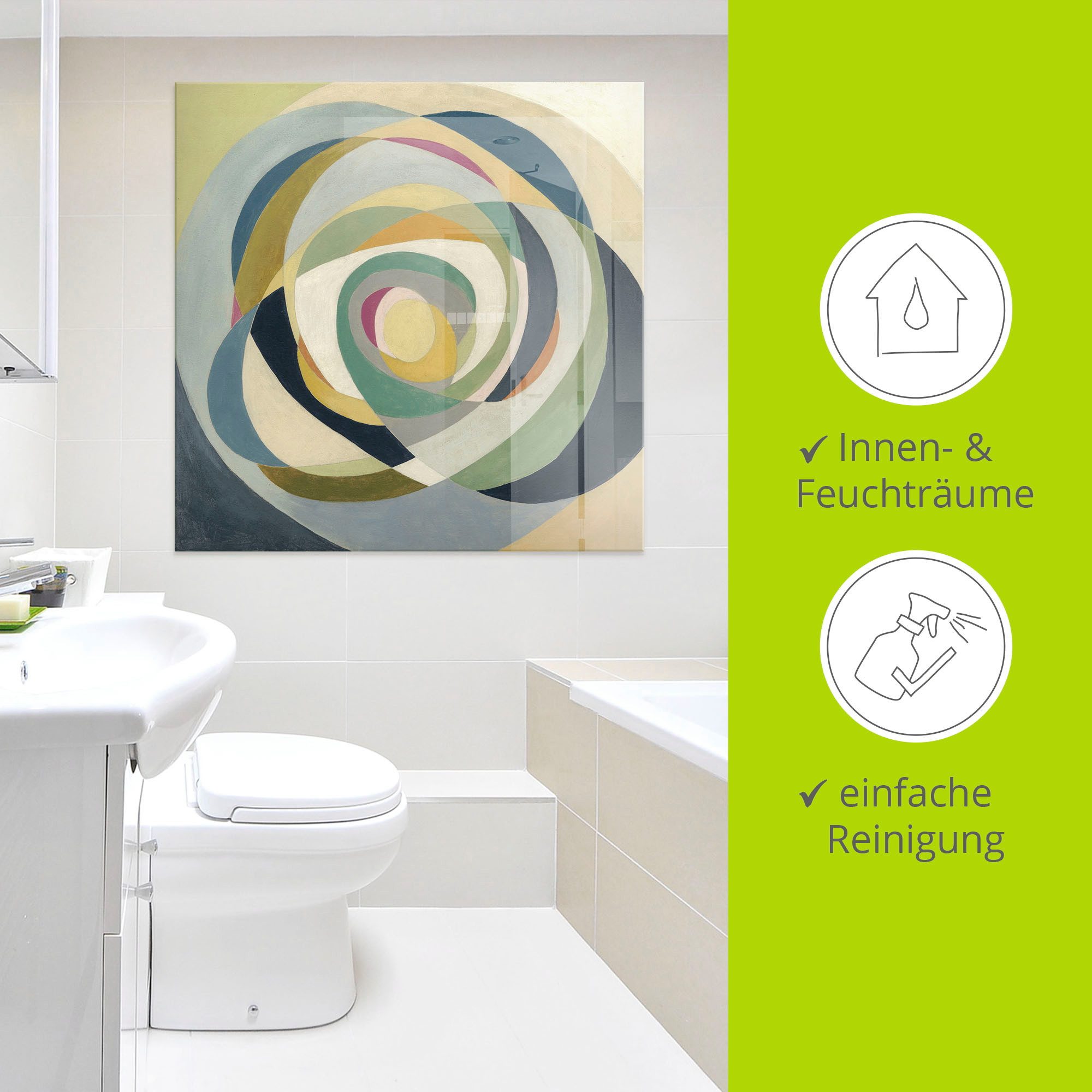 Artland Print op glas Door het glas II in verschillende maten
