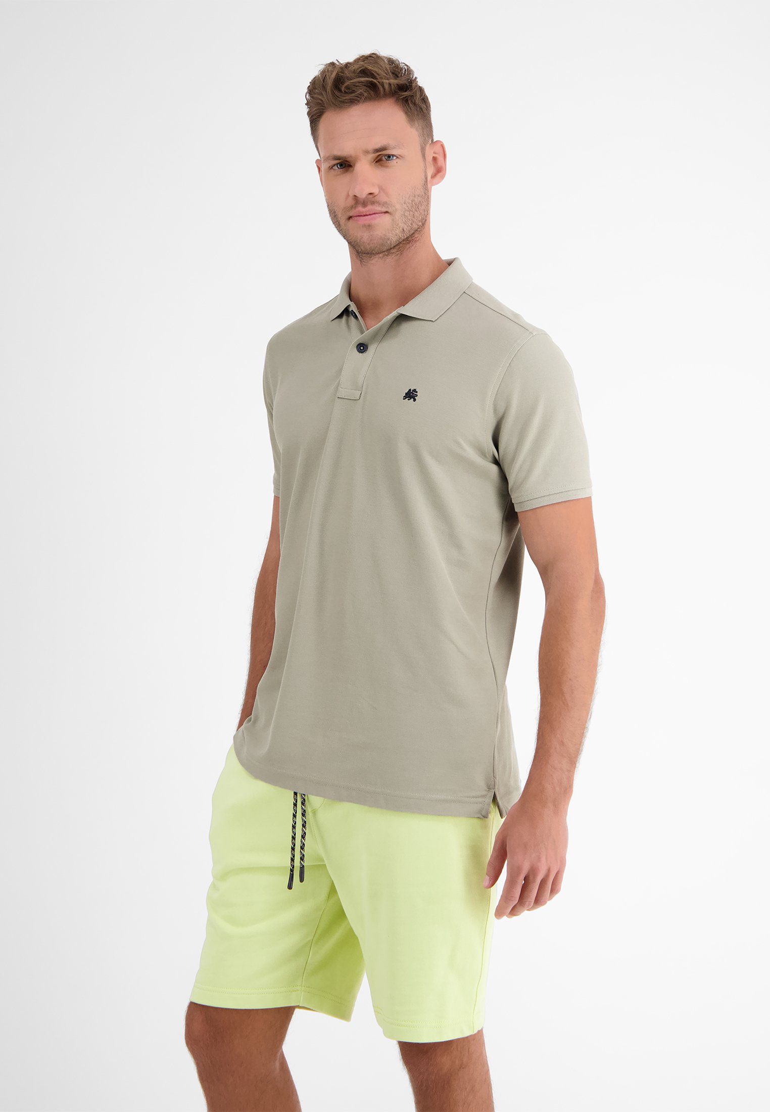 Lerros Poloshirt LERROS klassieke polostijl in *Cool & Dry* piquékwaliteit
