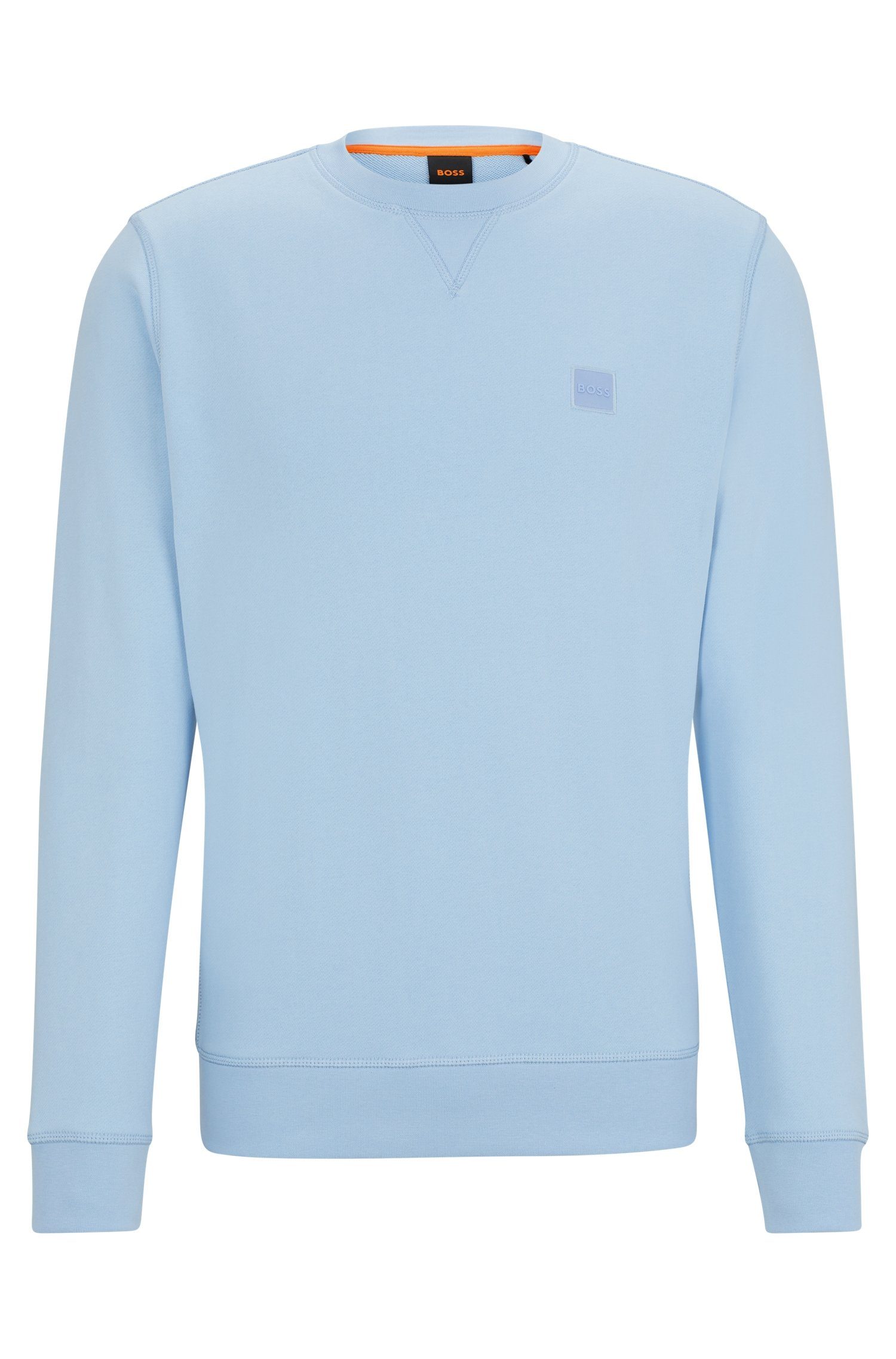 Boss Orange Sweatshirt Westart met boss logo-patch