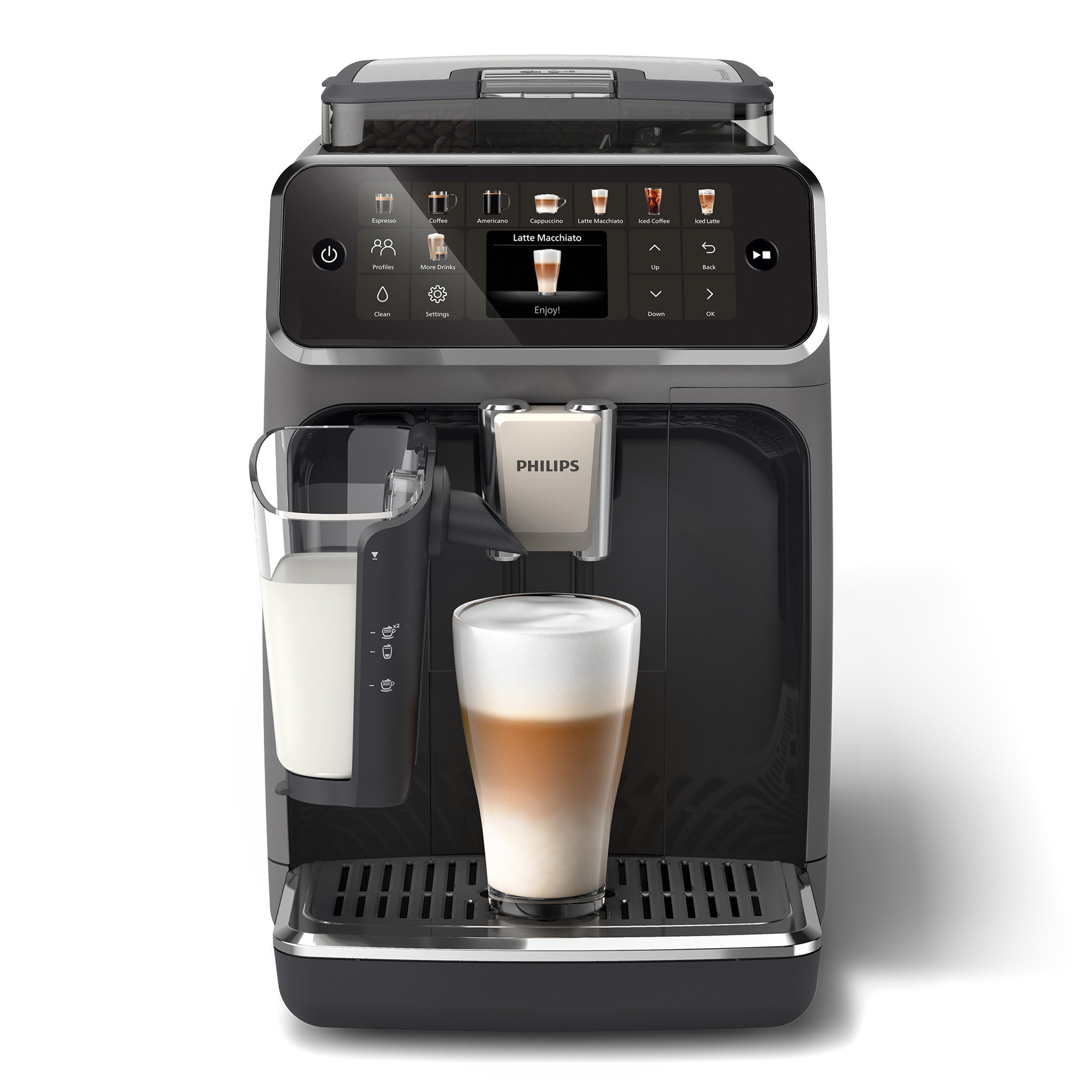 Philips Volautomatisch koffiezetapparaat EP5547/90 5500 Series, 20 koffiespecialiteiten (heet of ijskoud)