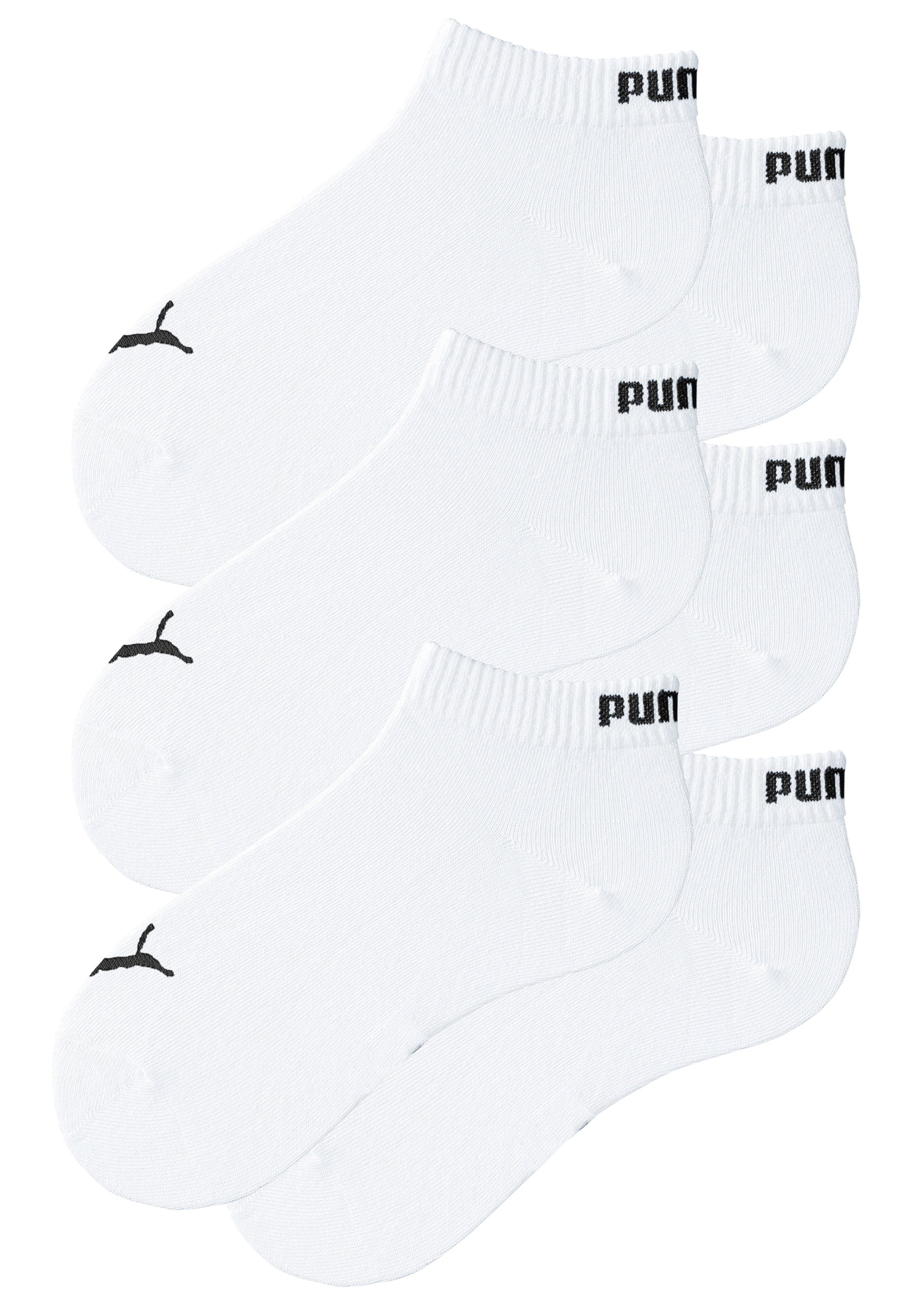 PUMA Korte sokken met ribboorden (6 paar)