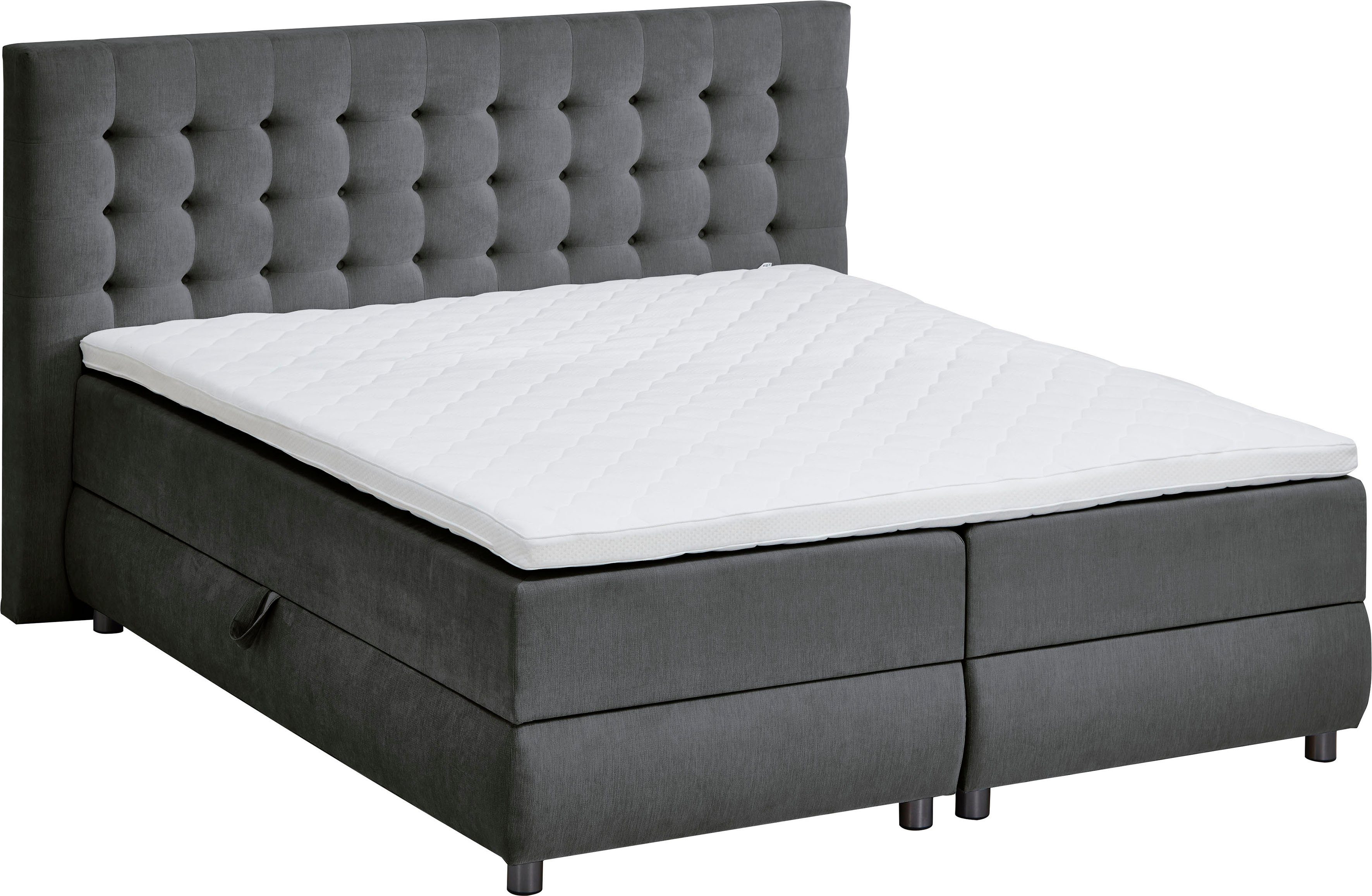 ATLANTIC home collection Boxspring TINA met bedkist en topmatras, ook in extra lang