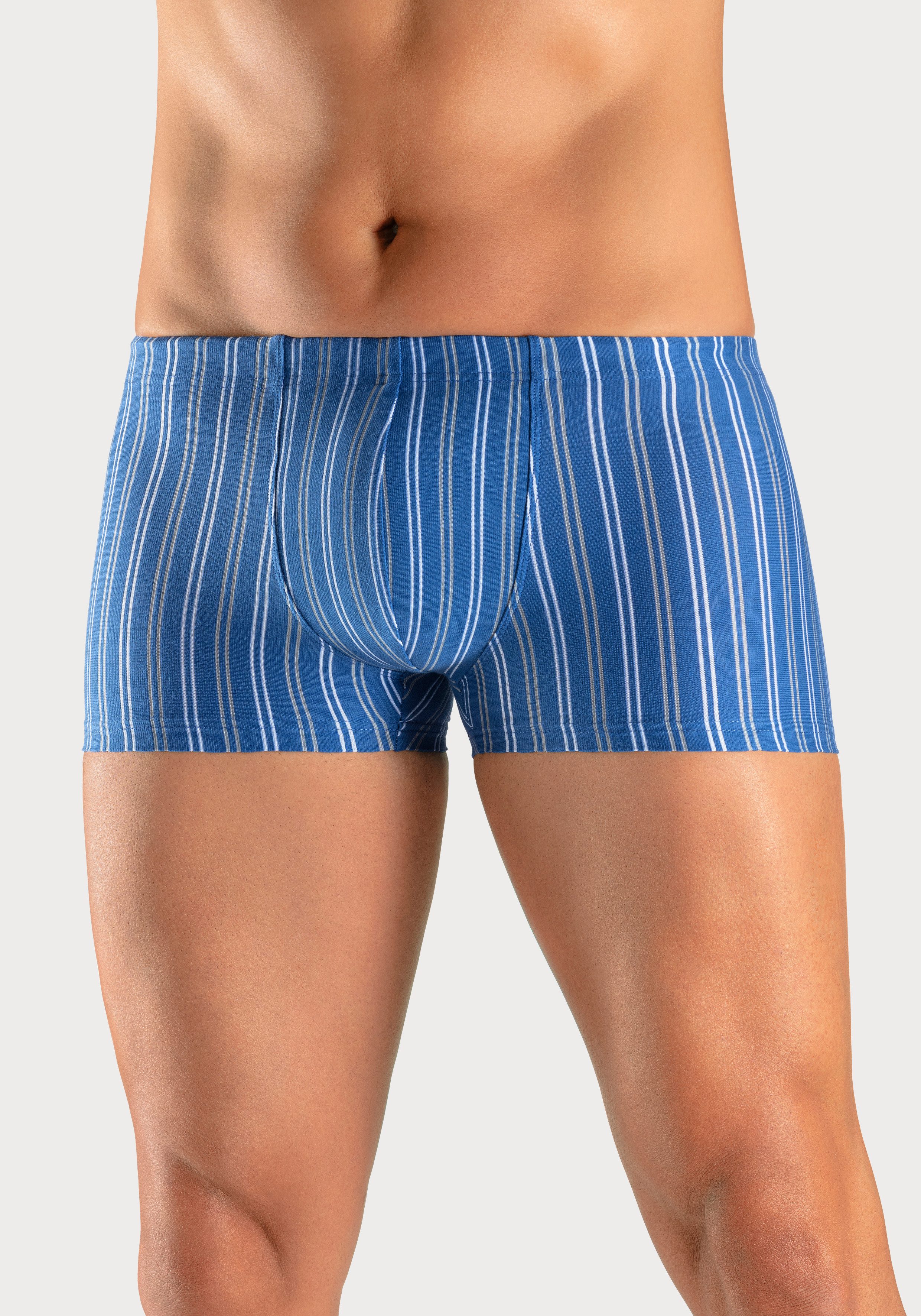 le jogger Boxershort voor heren met strepen van voorgeverfd garen (set 3 stuks)