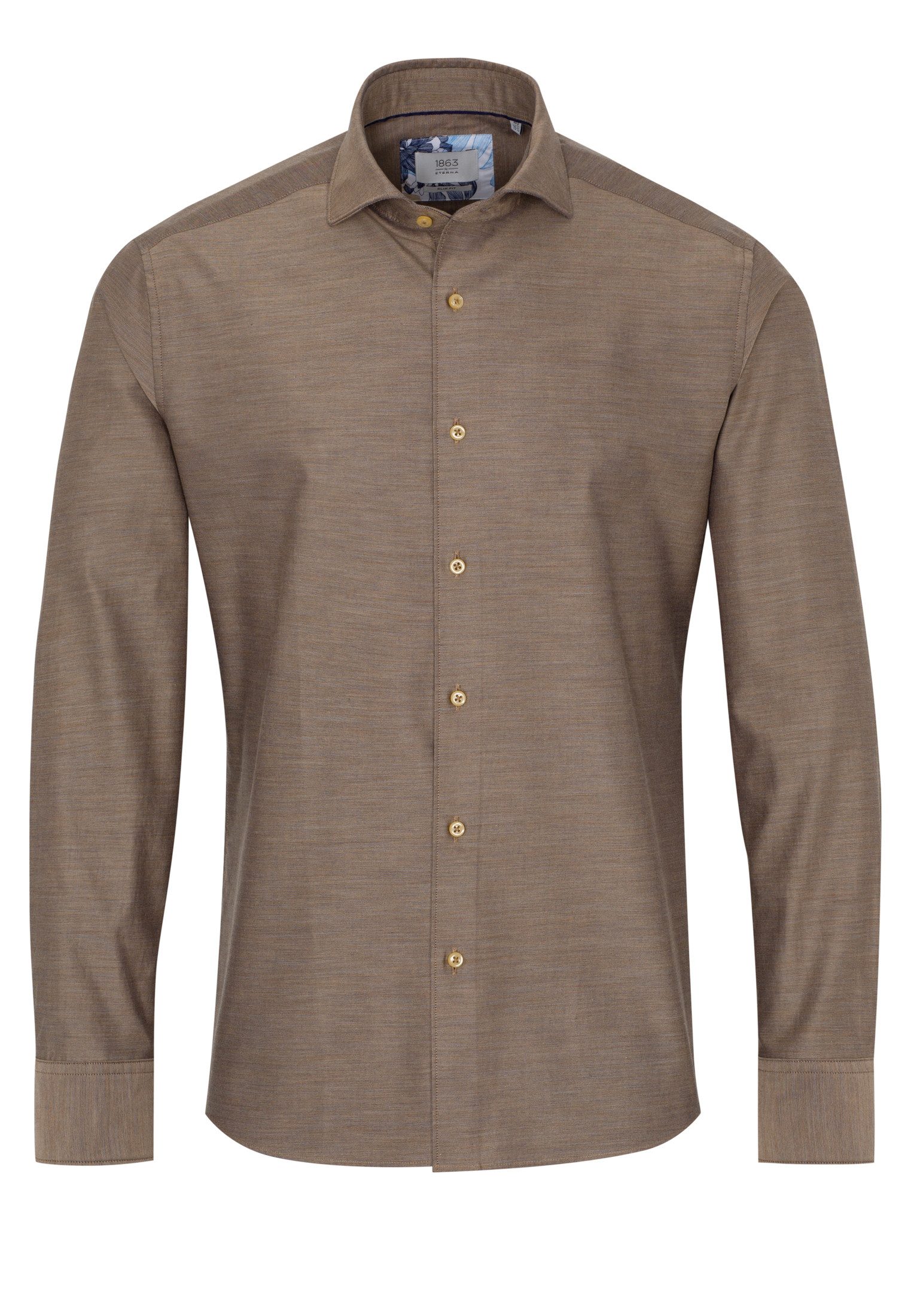 Eterna Overhemd met lange mouwen Slim fit