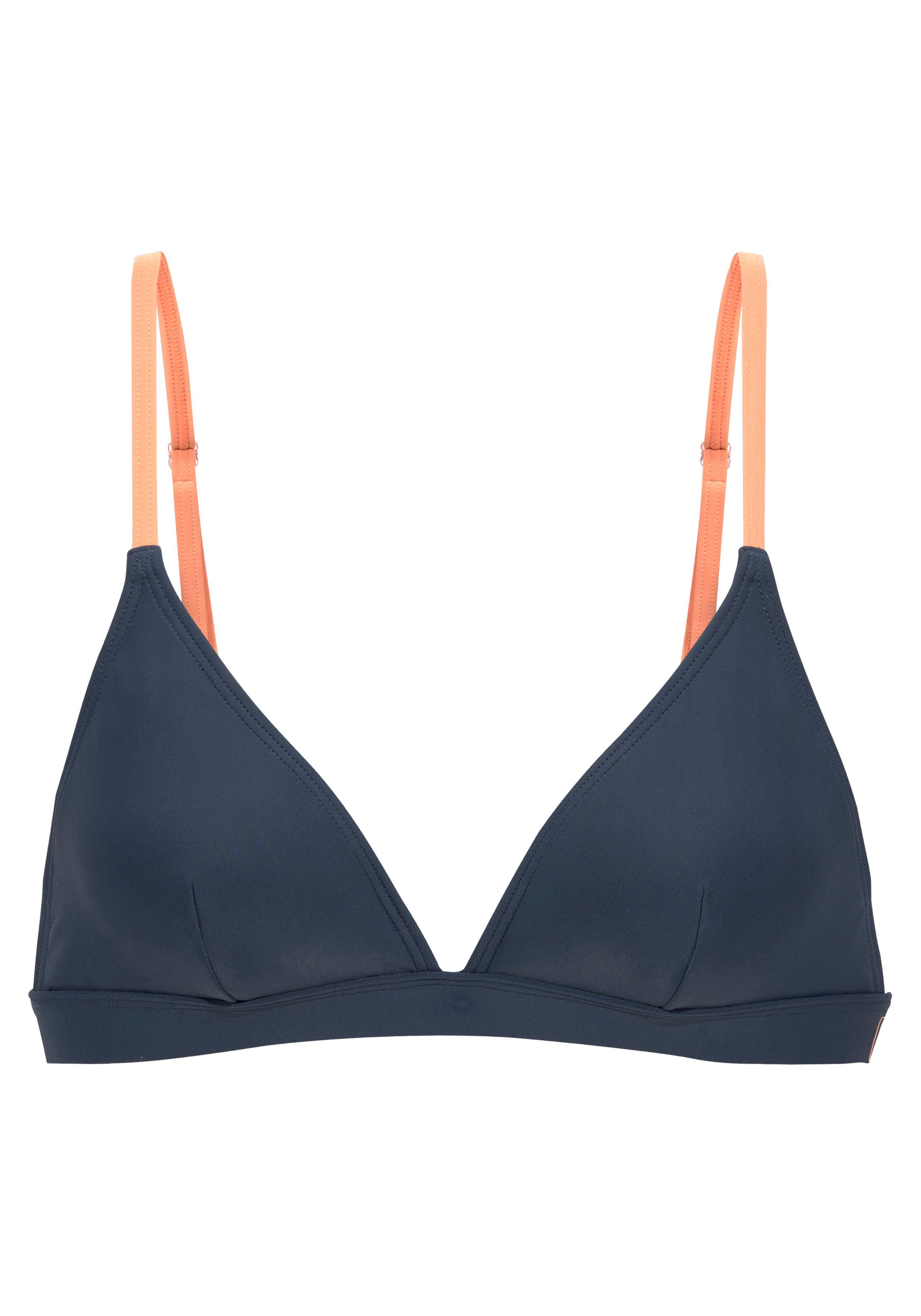 active by Lascana Triangel-bikinitop Wind met contrastdetails