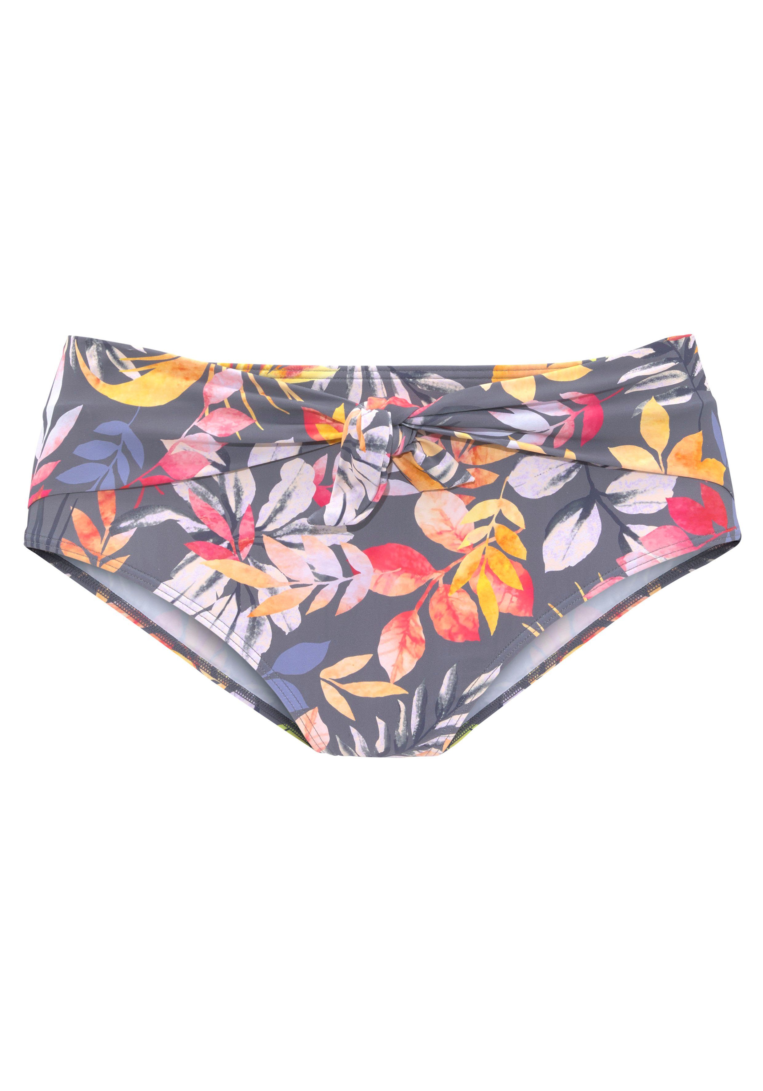 Vivance Highwaist-bikinibroekje Leilani met sierriem voor