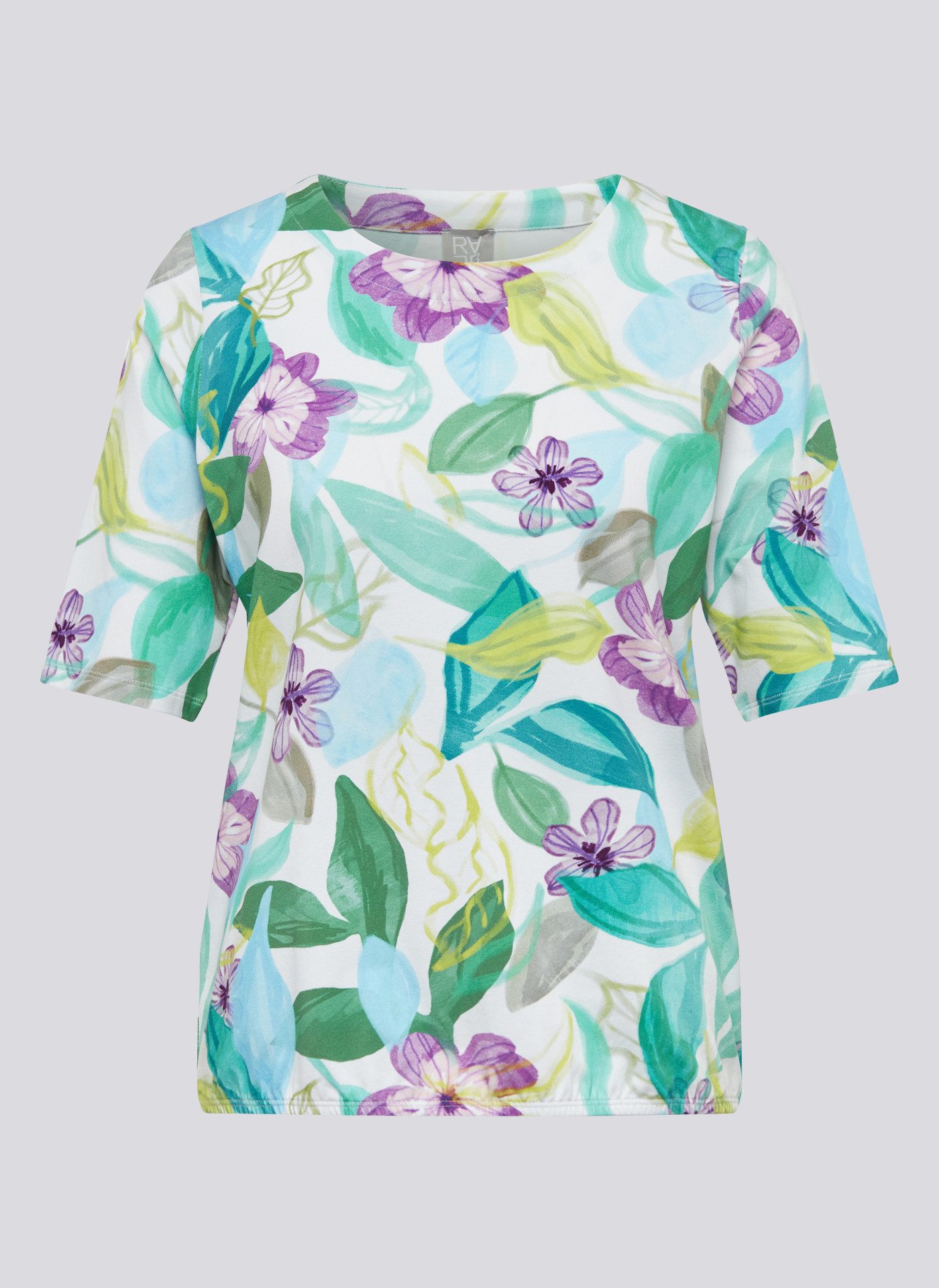Rabe Shirt met korte mouwen met een bloemmotief