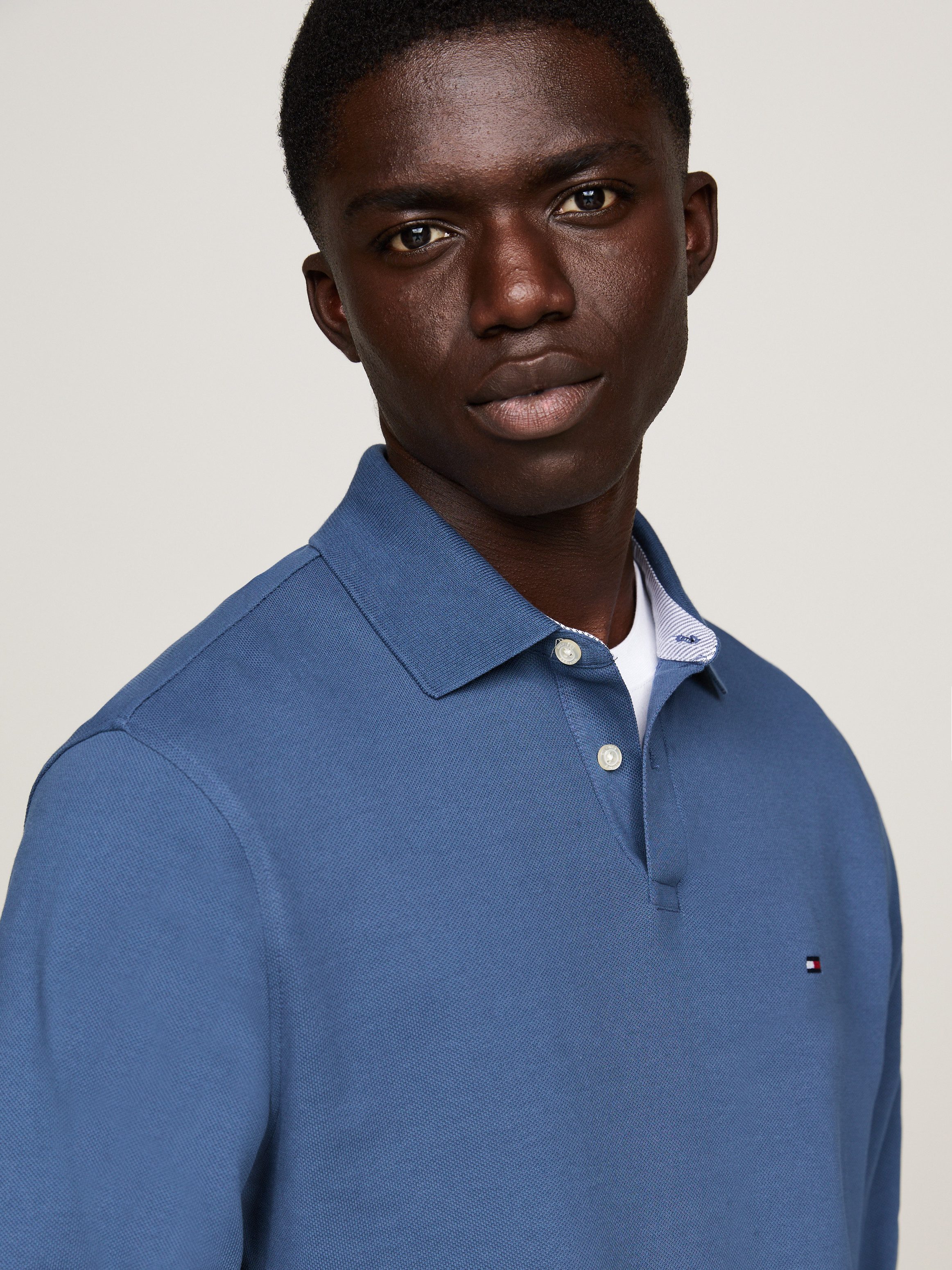Tommy Hilfiger Poloshirt met lange mouwen 1985 REGULAR LS POLO