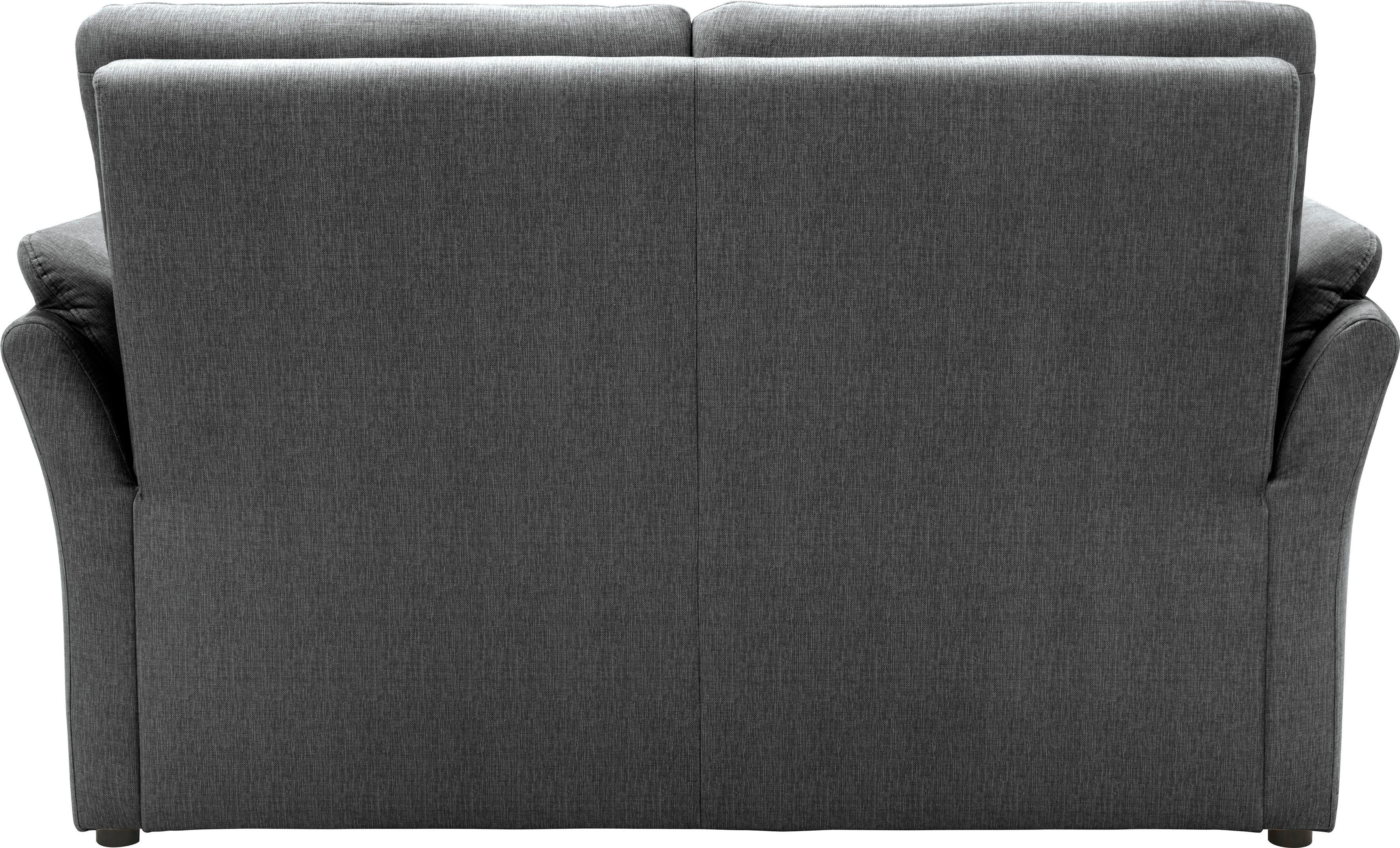 DOMO collection 2-zitsbank Pina, smalle armleuningen, met bonellvering, compact & elegant