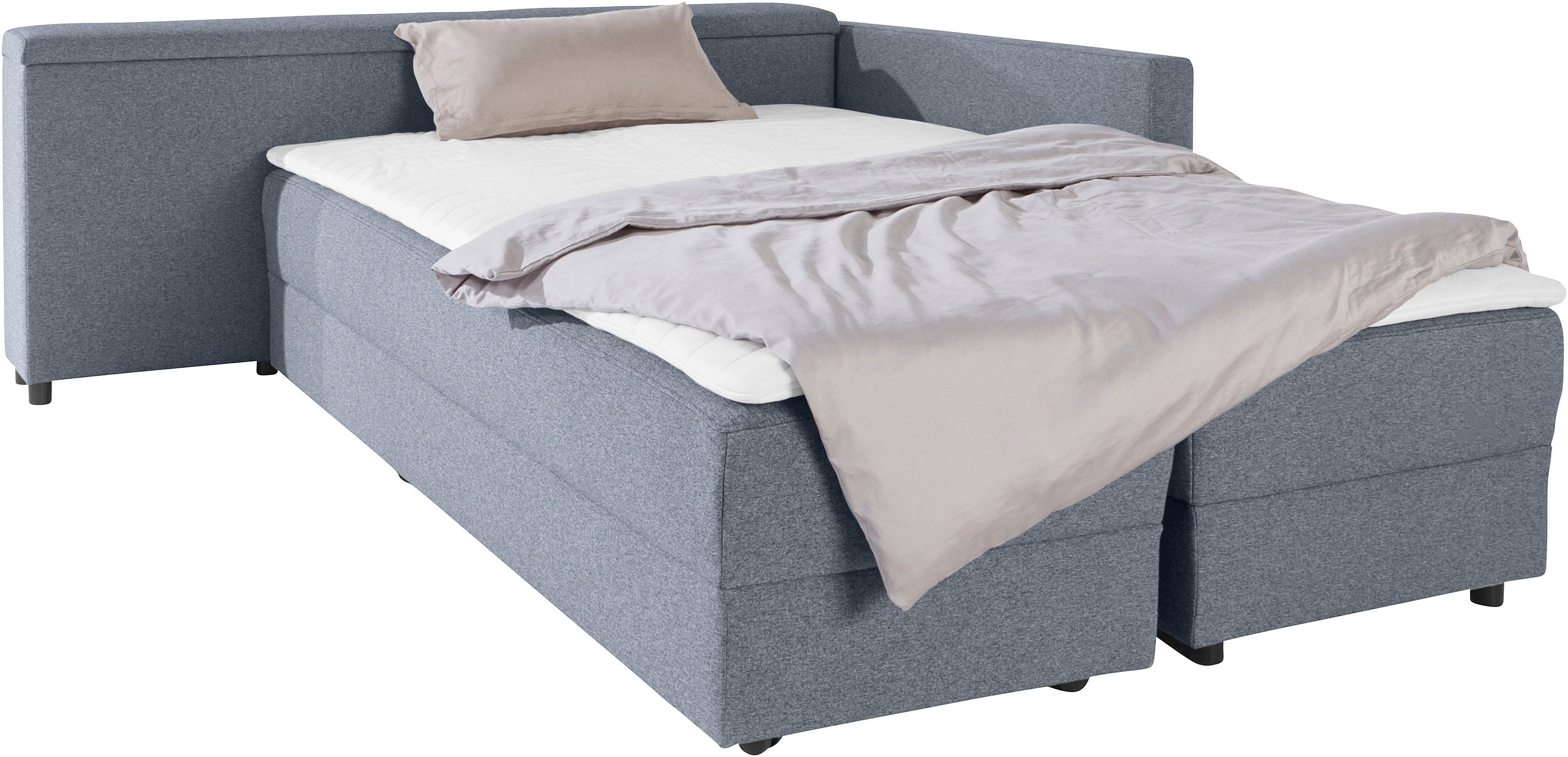 LOOKS BY WOLFGANG JOOP Hoekbank LooksIII L-vorm door draaifunctie tot bed verwisselbaar, inclusief opbergvak