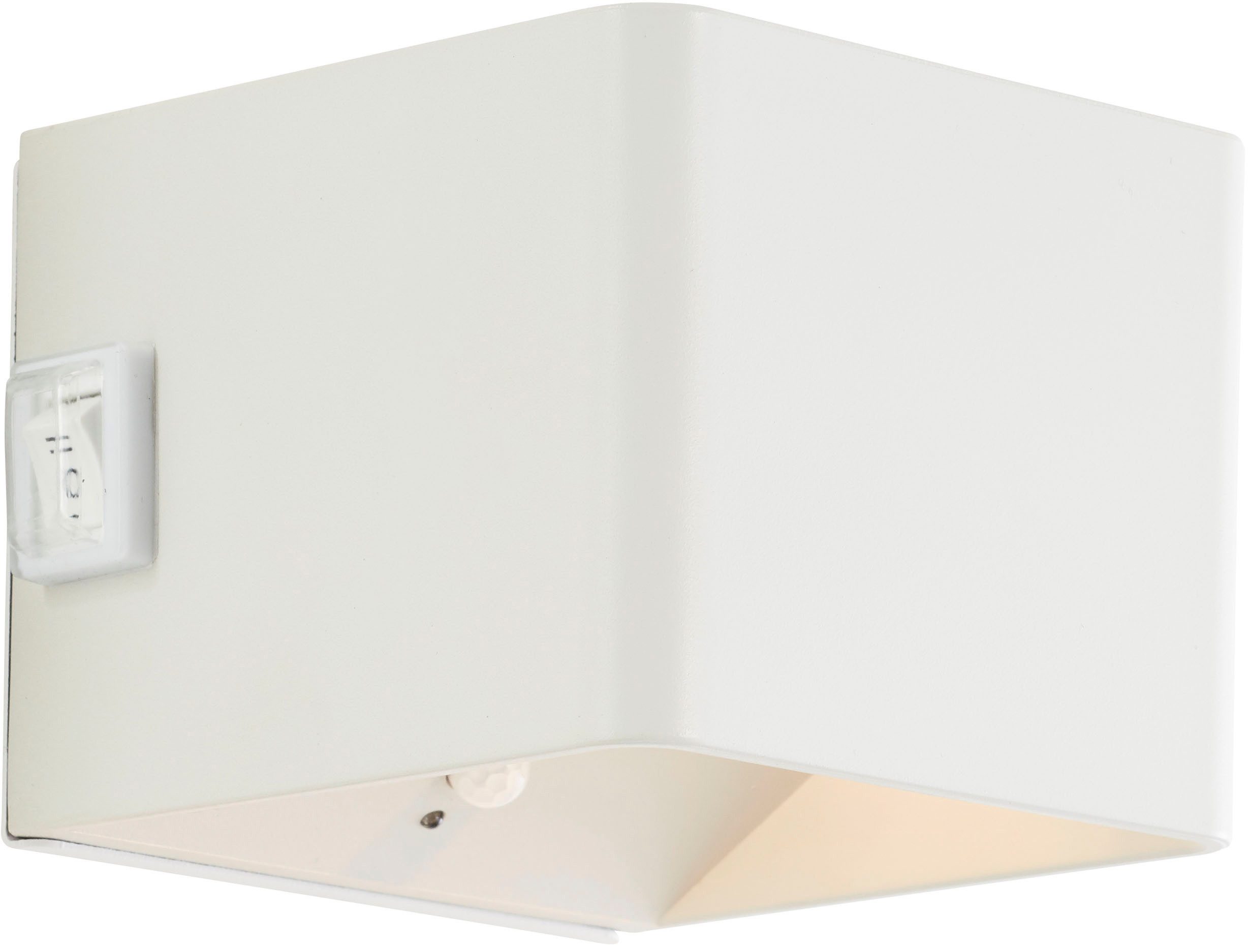 Brilliant Leuchten Wandlamp voor buiten Iseo - draagbare acculamp incl. magnetische plaat Accu, 300 lm, 3000 K, USB, zwart, mobiele buitenlamp, wandlamp (1 stuk)