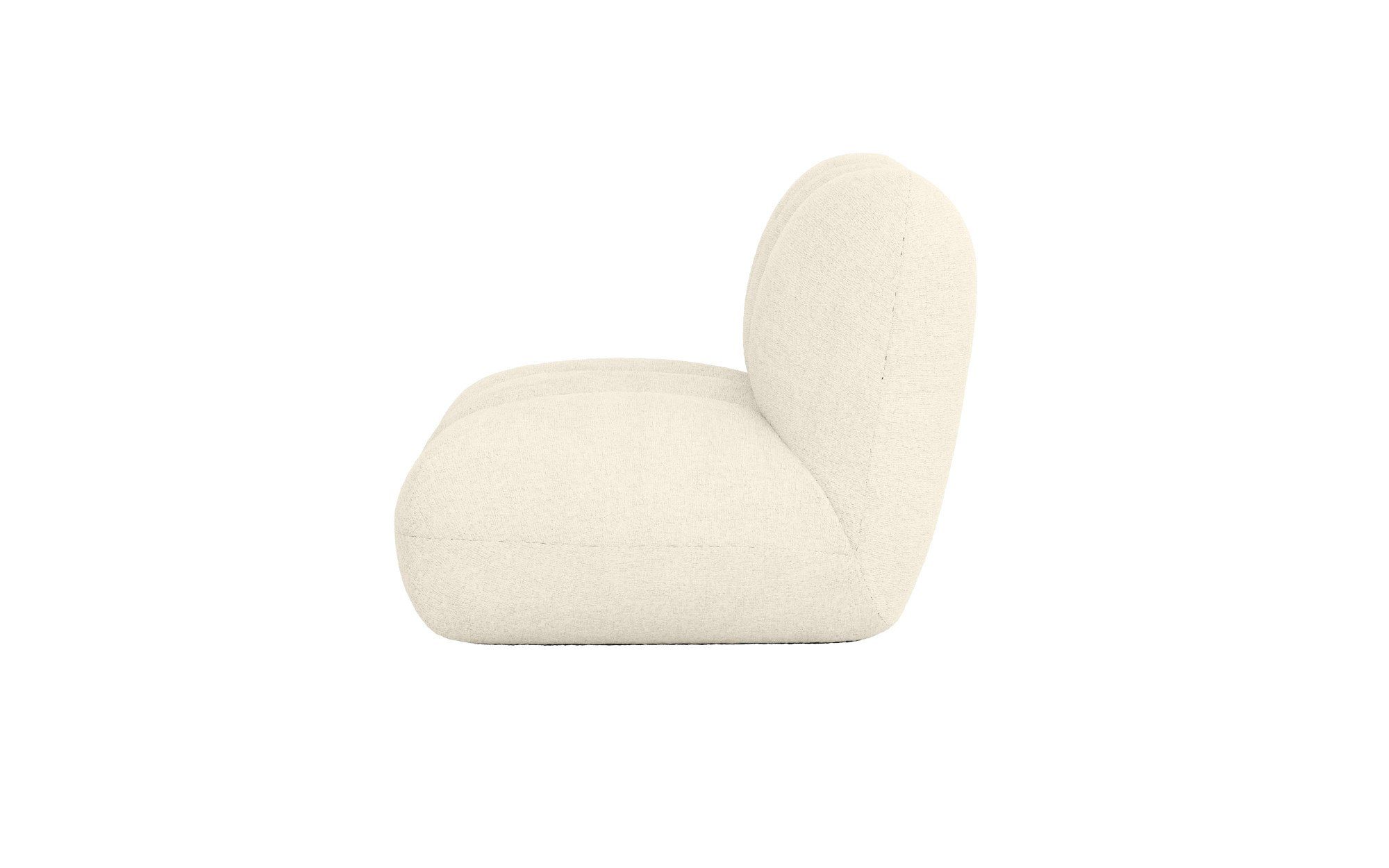 LeGer Home by Lena Gercke Fauteuil Priya loungefauteuil, moderne stiksels, ook in bouclé perfect individueel meubelstuk, gezellig en modern, b/d/h: 90/106/84 cm