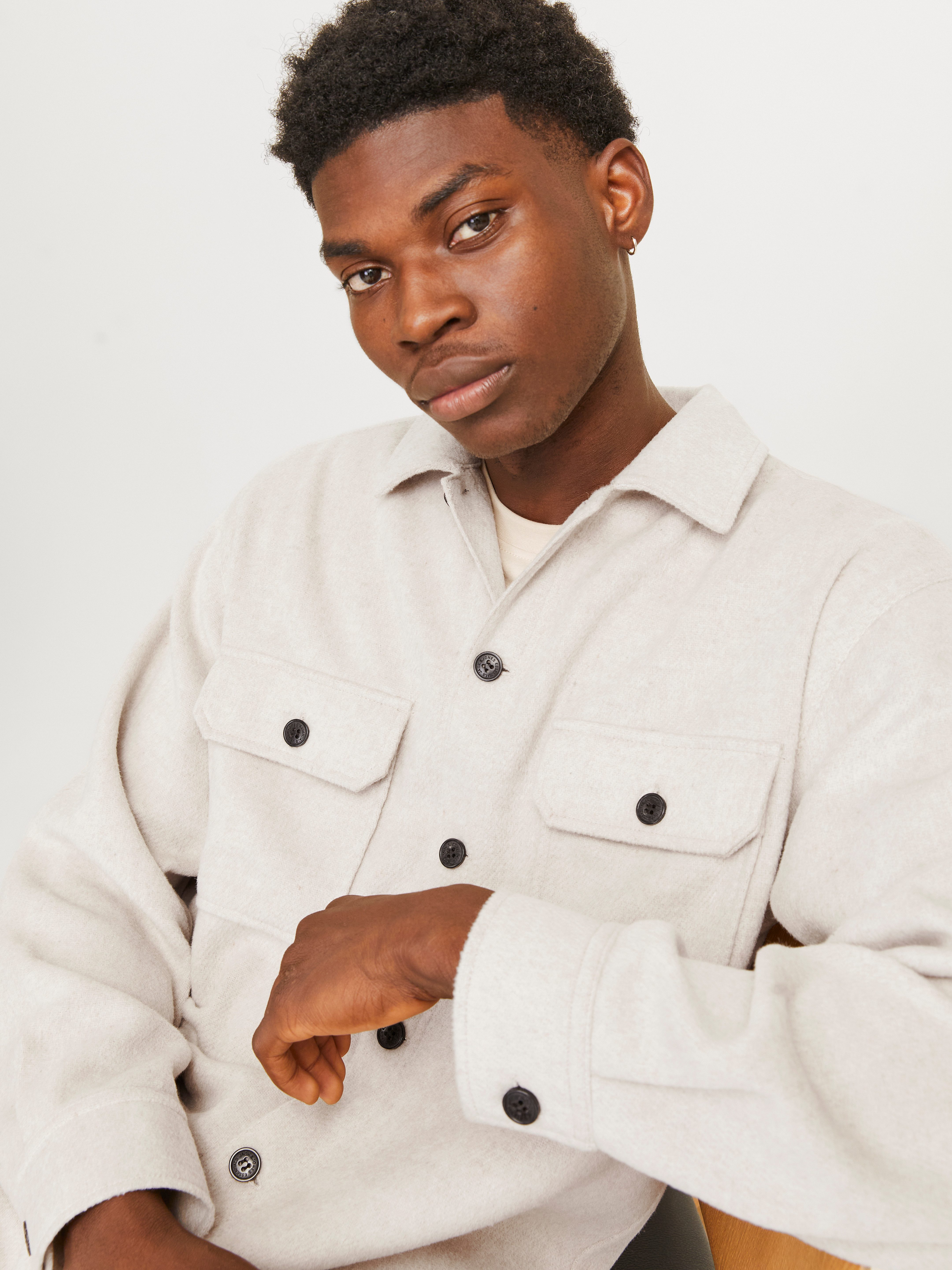 Jack & Jones Overhemd met lange mouwen JJEBRADLEY OLLIE OVERSHIRT LS NOOS