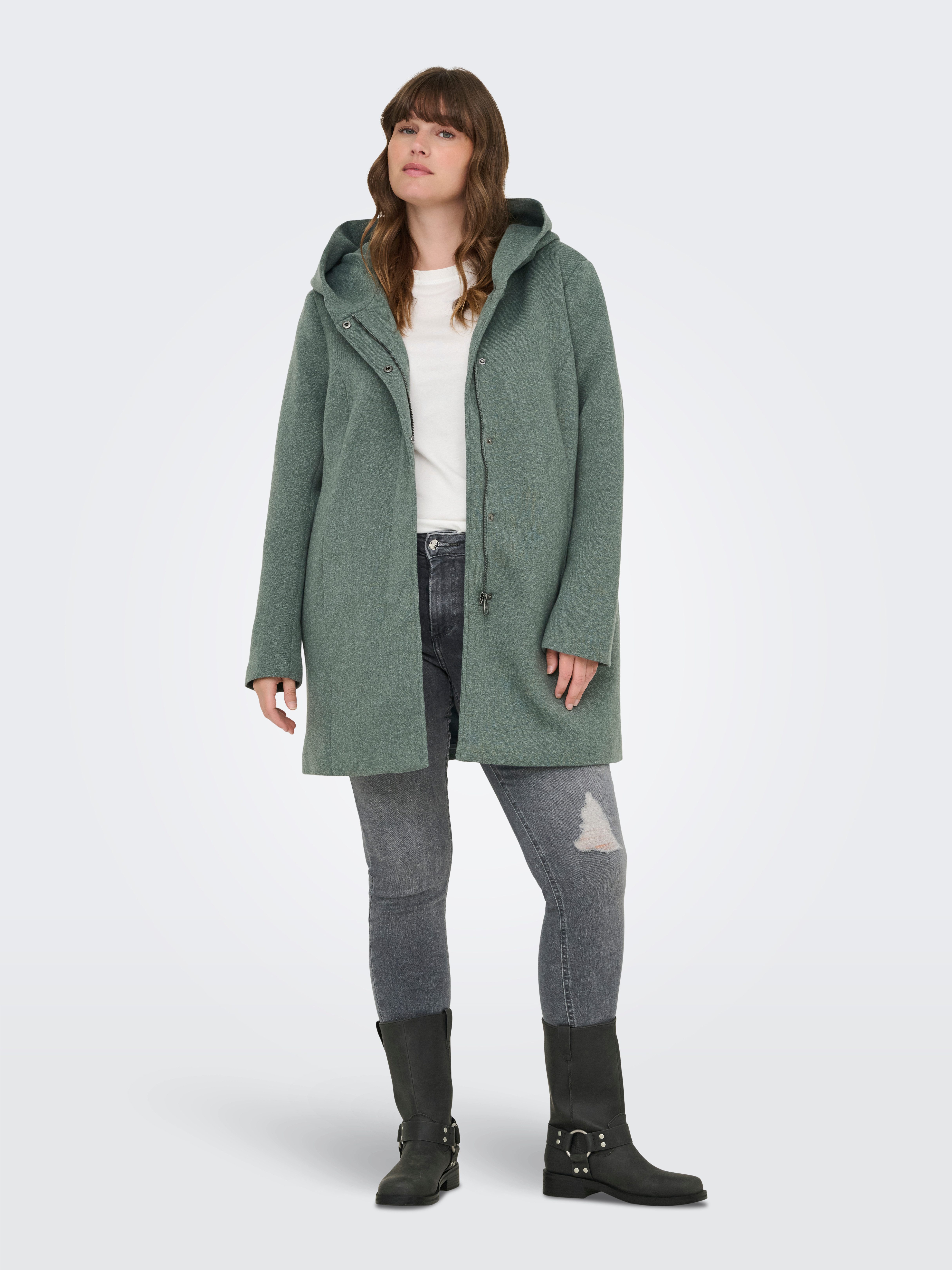 ONLY CARMAKOMA Korte jas CARSEDONA LIGHT COAT OTW NOOS
