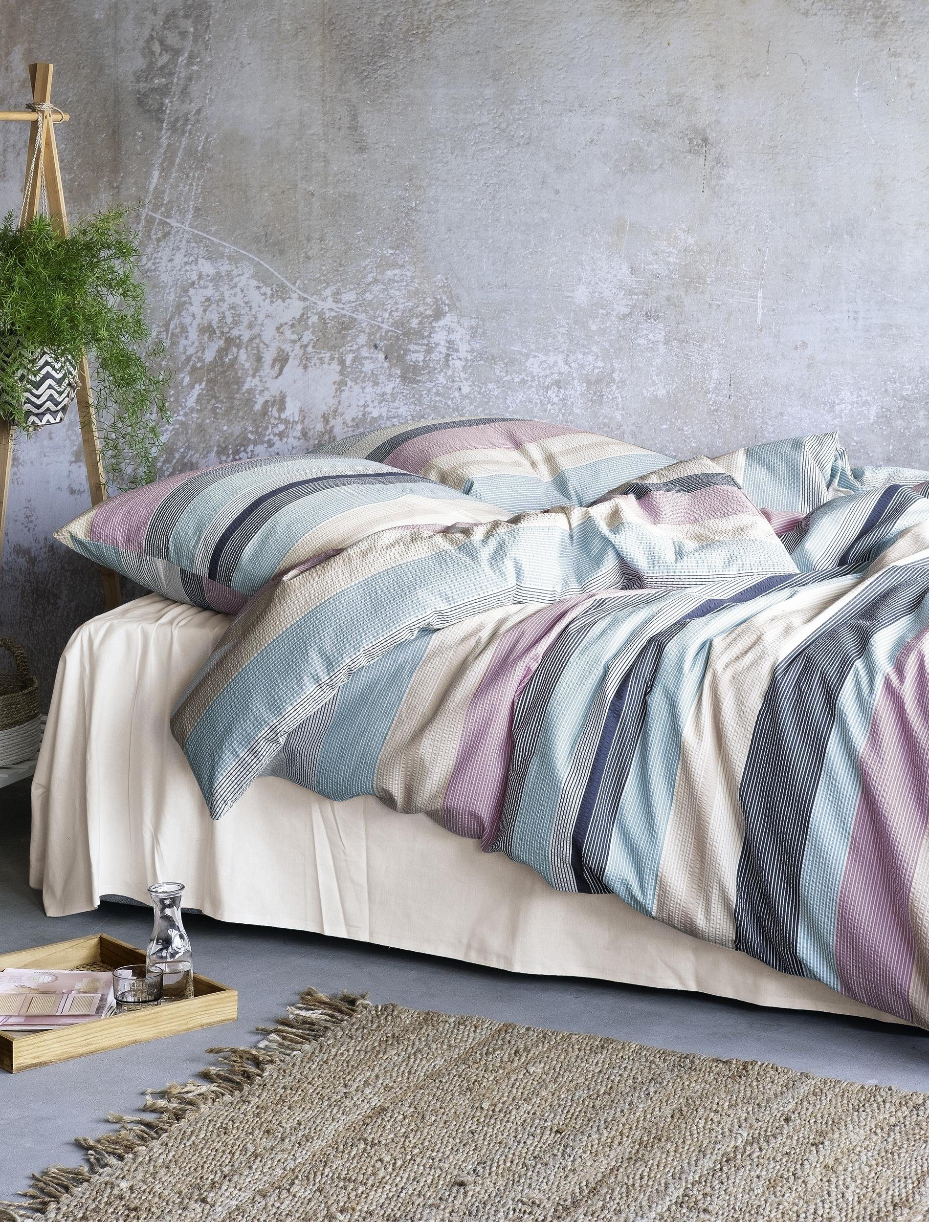 Irisette Overtrekset Easy 8446 mooie strepen (2-delig)