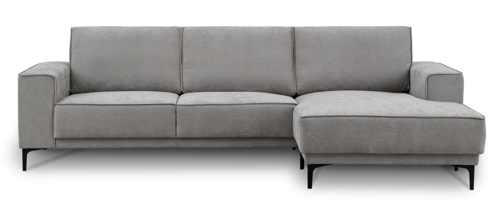 Places of Style Hoekbank Oland, structuur, platweefsel, luxe microvezel, bouclé