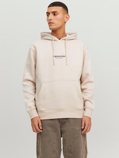 Jack & Jones Hoodie JORVESTERBRO SWEAT HOOD NOOS heren hoodies maat XL grijs