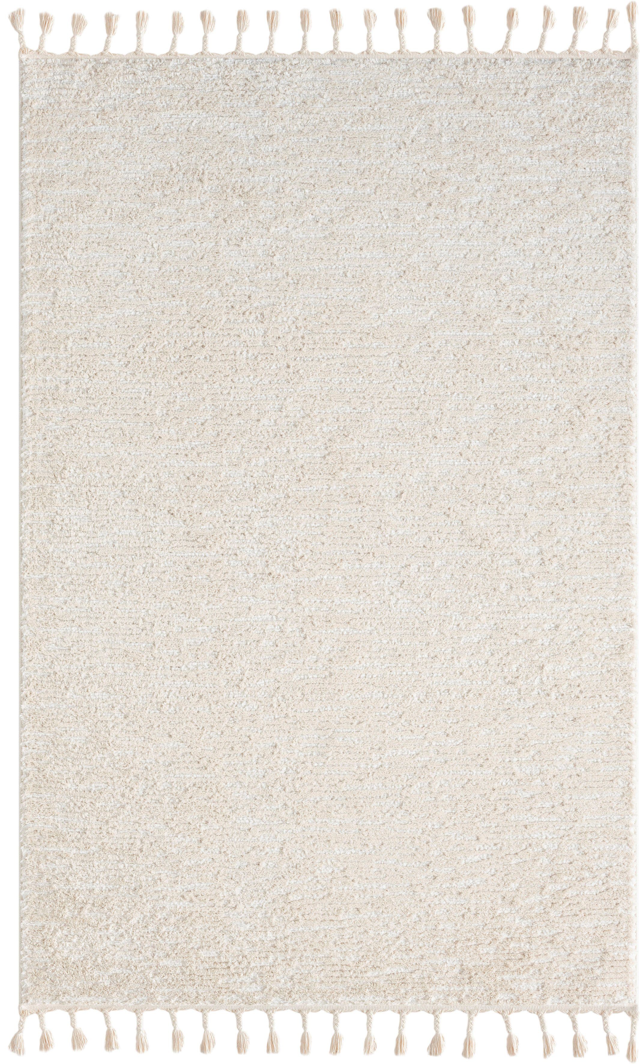 Myflair Möbel & Accessoires Hoogpolig vloerkleed Moroccan Pureness moderne tapijt, uni-kleuren, fluffy zacht door hoogpolig