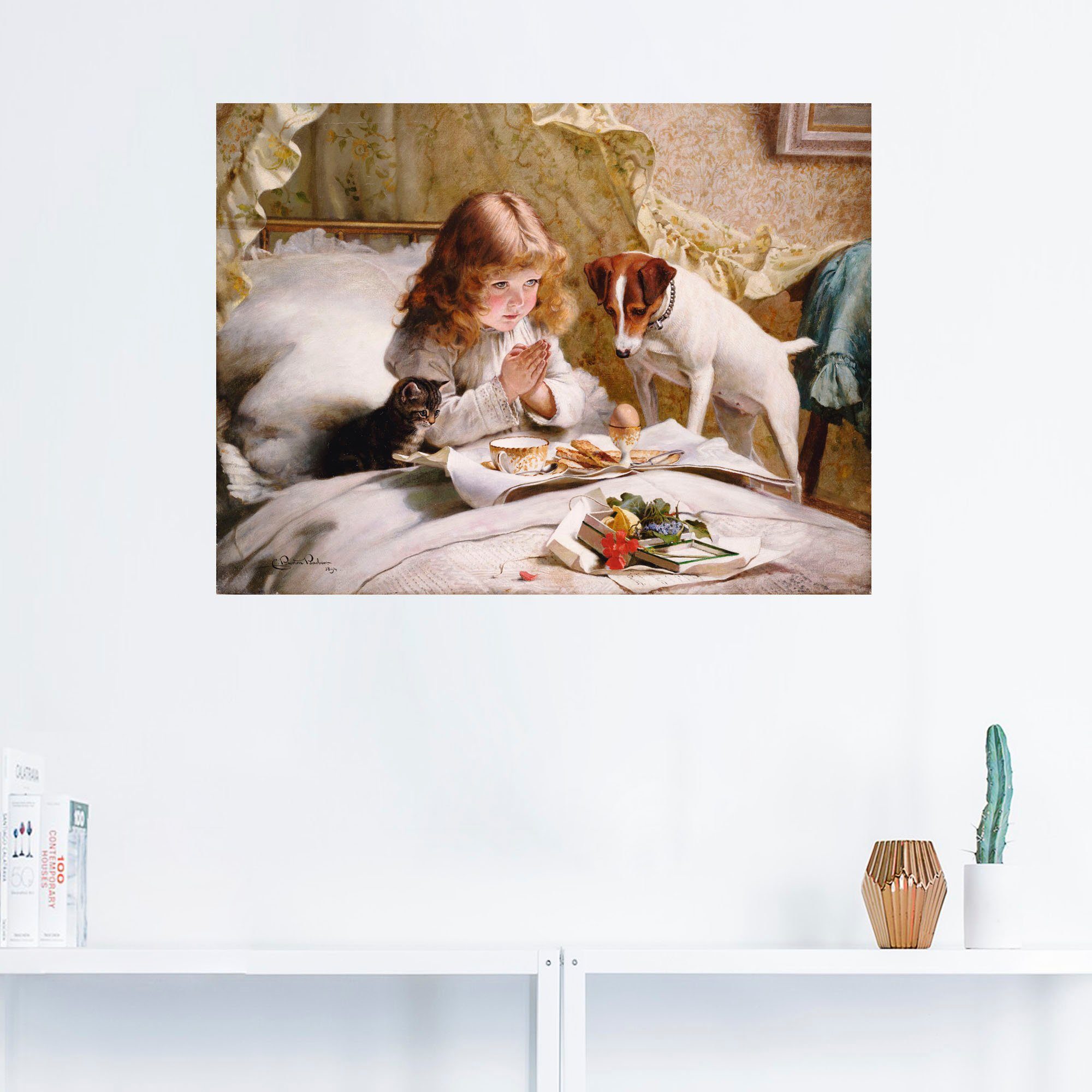 Artland Artprint Het gebed. 1894 als artprint op linnen, poster, muursticker in verschillende maten