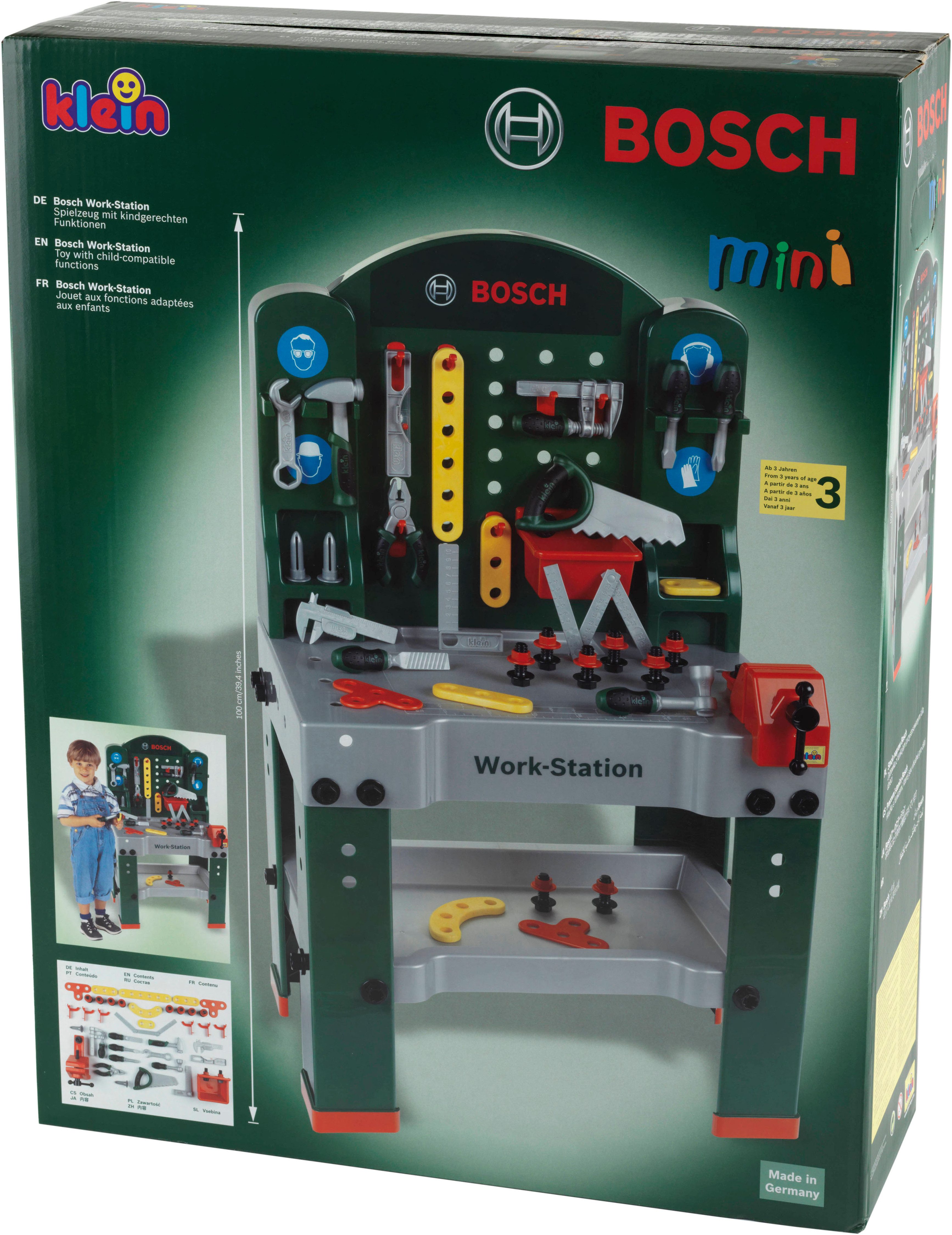 Klein Speelgoedwerkbank BOSCH-Workstation (43-dlg.)