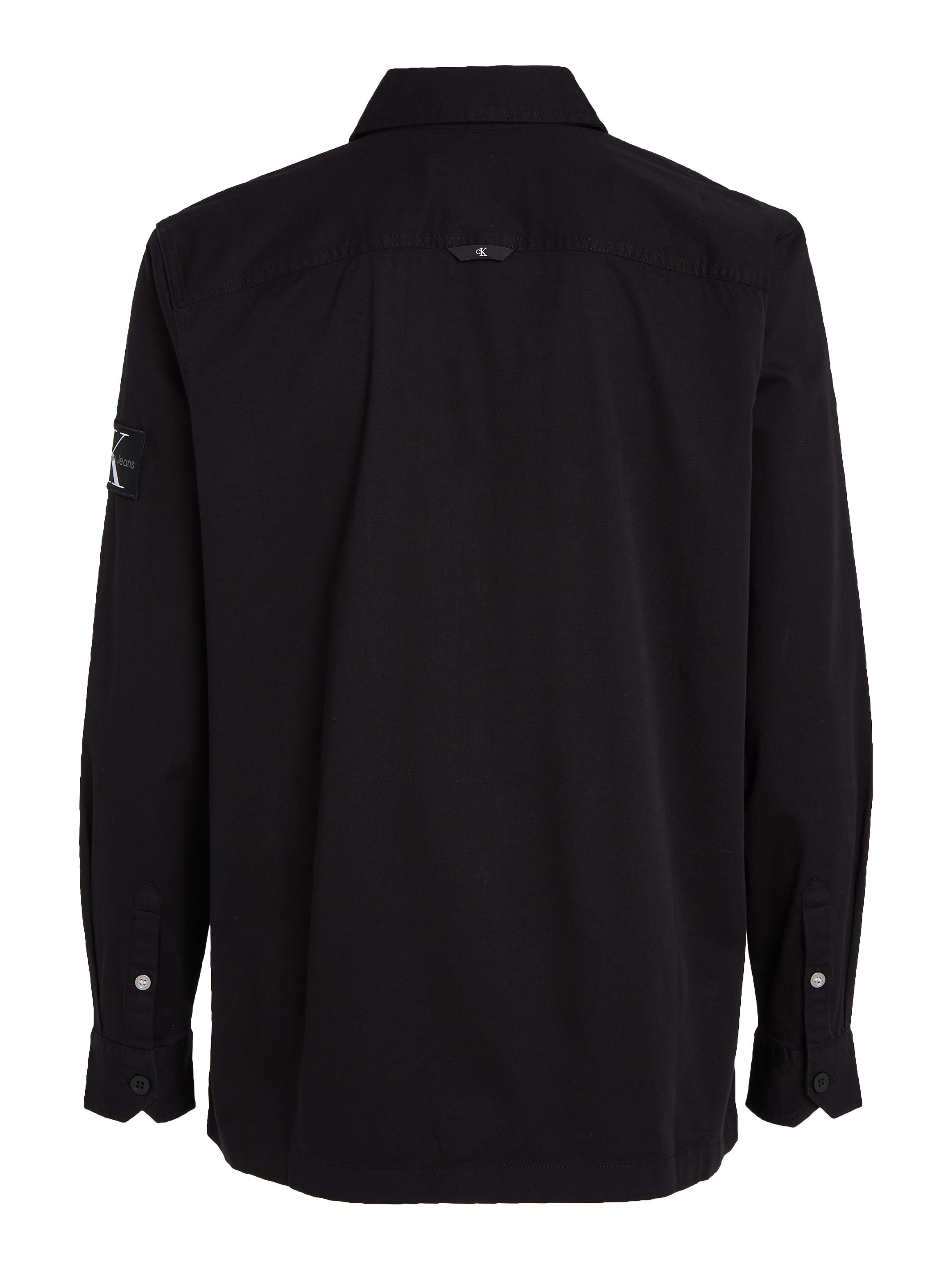 Calvin Klein Overhemd met lange mouwen MONOLOGO BADGE SHIRT