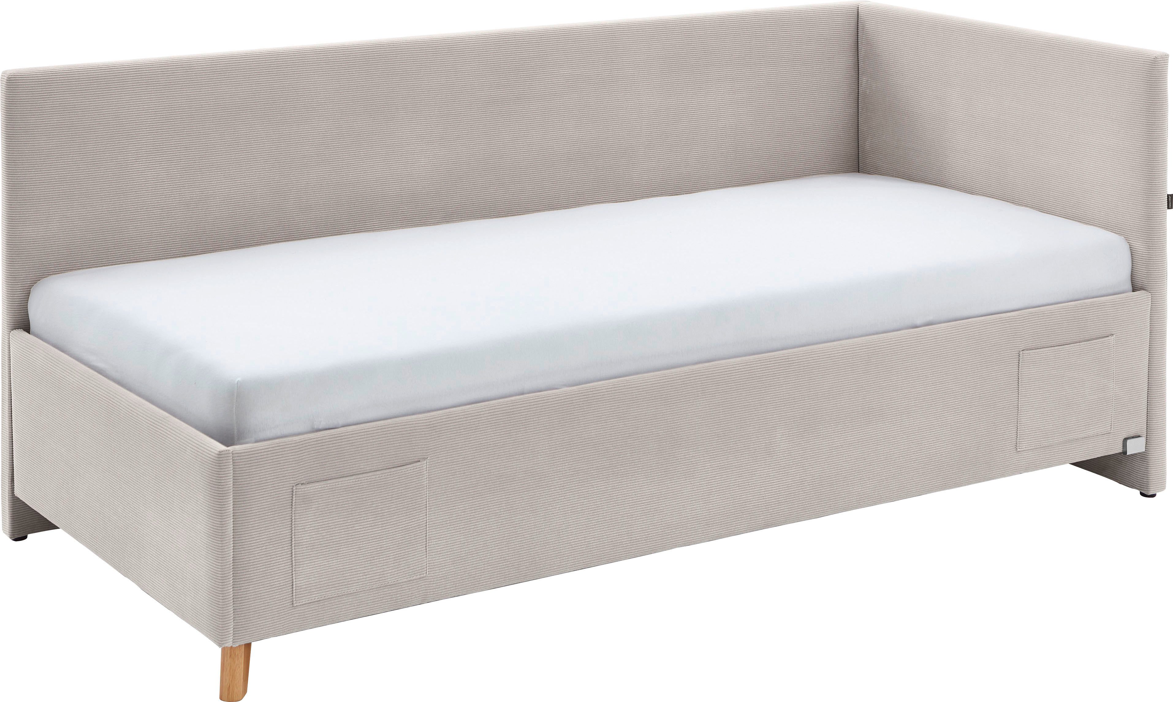 meise.möbel Kinderledikant COOL II Bekleed bed naar keuze met bedkist, tienerbed inclusief USB-aansluitingen