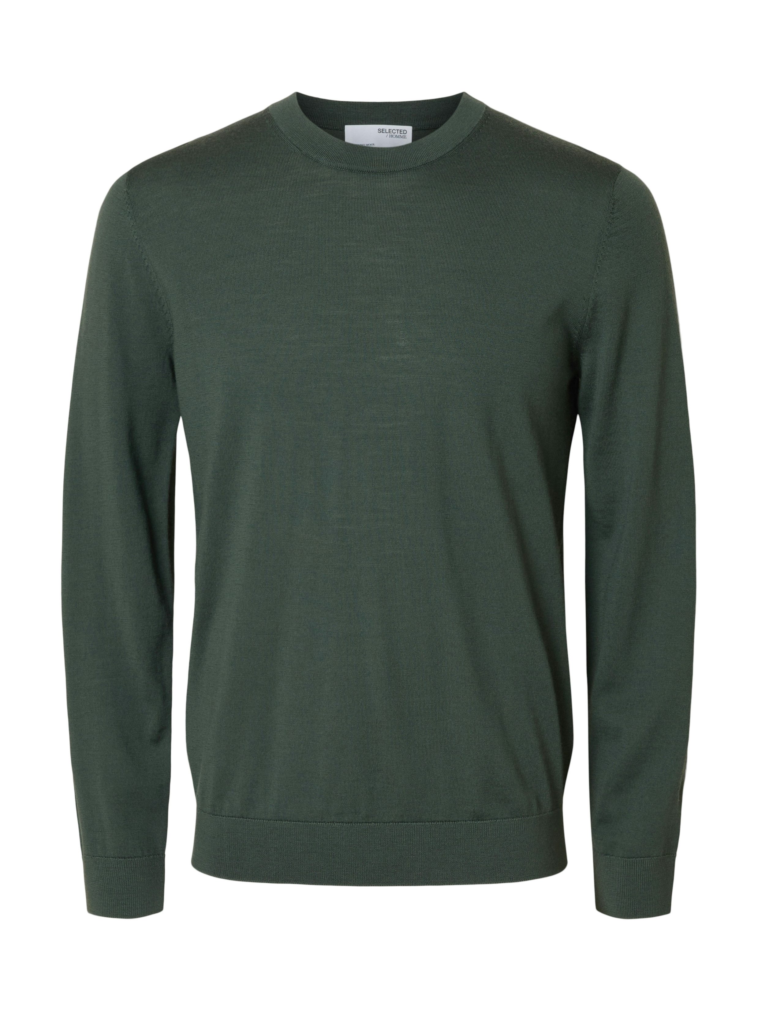SELECTED HOMME Gebreide trui SLHTRAY LS KNIT MERINO CREW NECK NOOS
