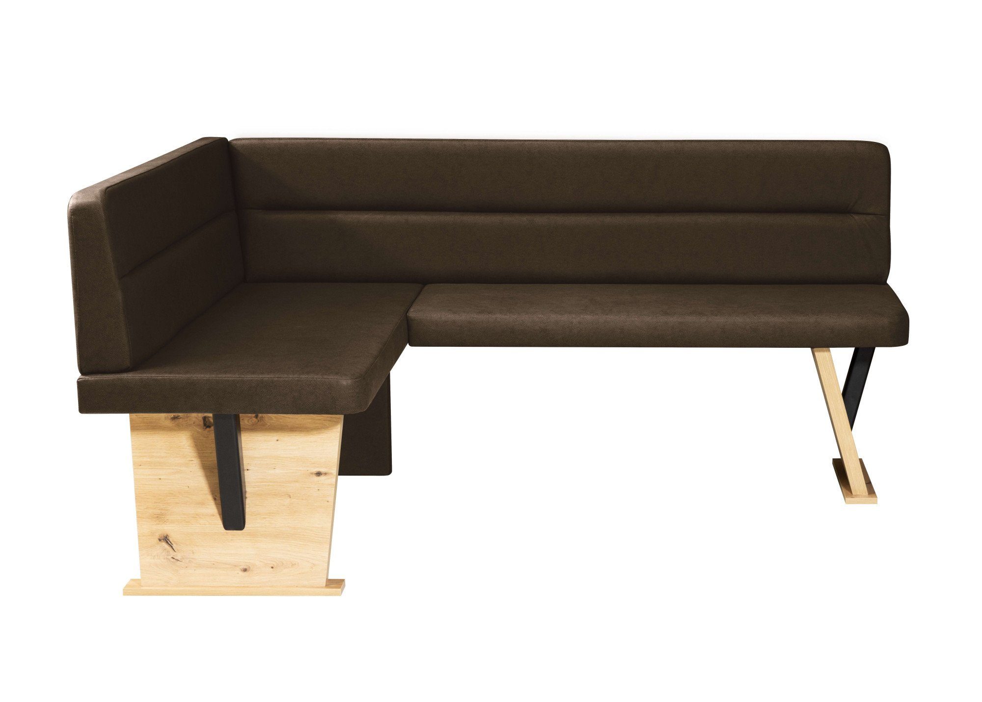 Home affaire Eethoek Laros zitgroep, hoekbank, stoelen, tafel perfect voor keuken, eetkamer, woonkamer, bestseller (set, 4-delig)