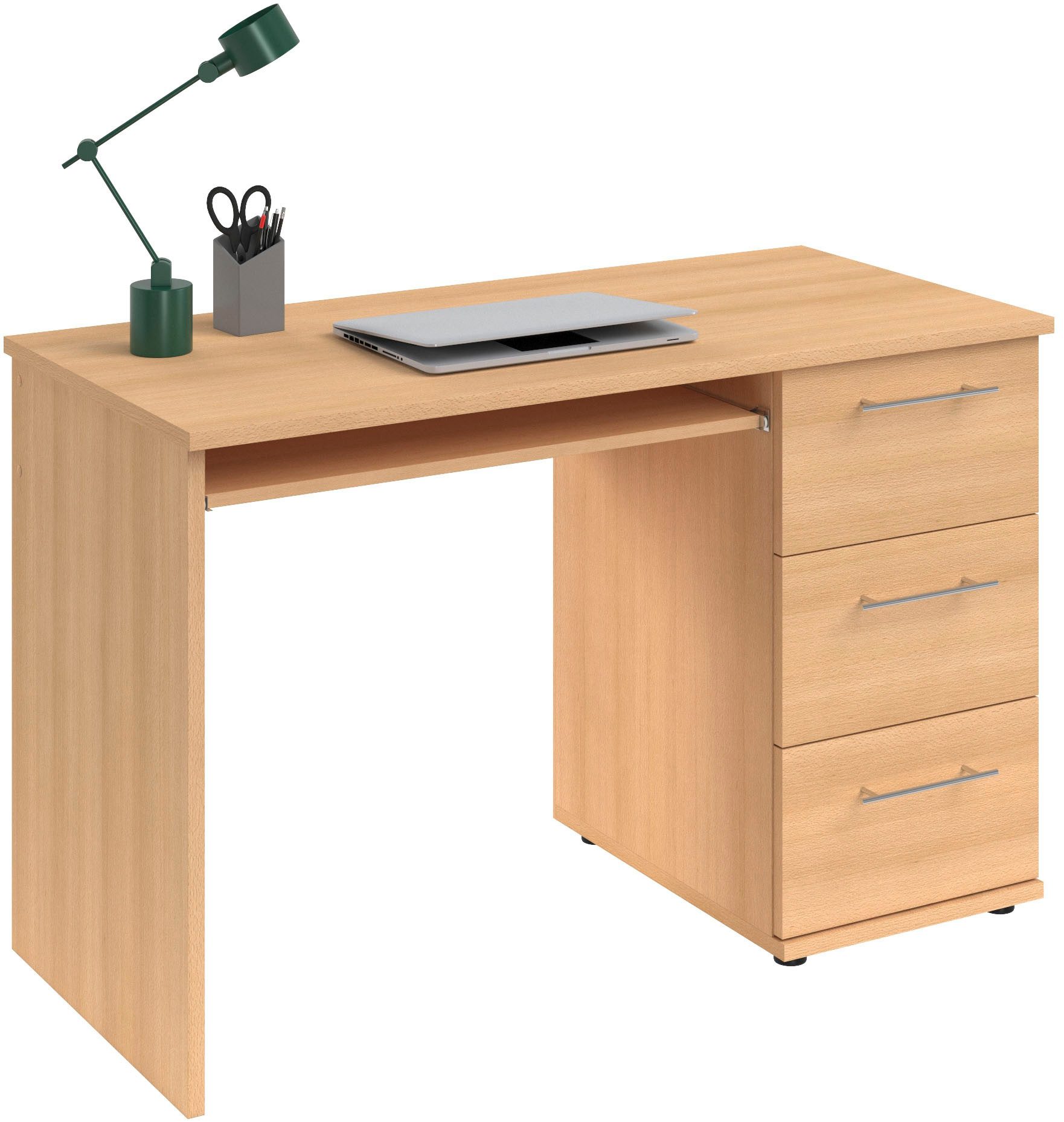 VOGL Möbelfabrik Bureau Tobi, optioneel met toetsenborduitrekking,