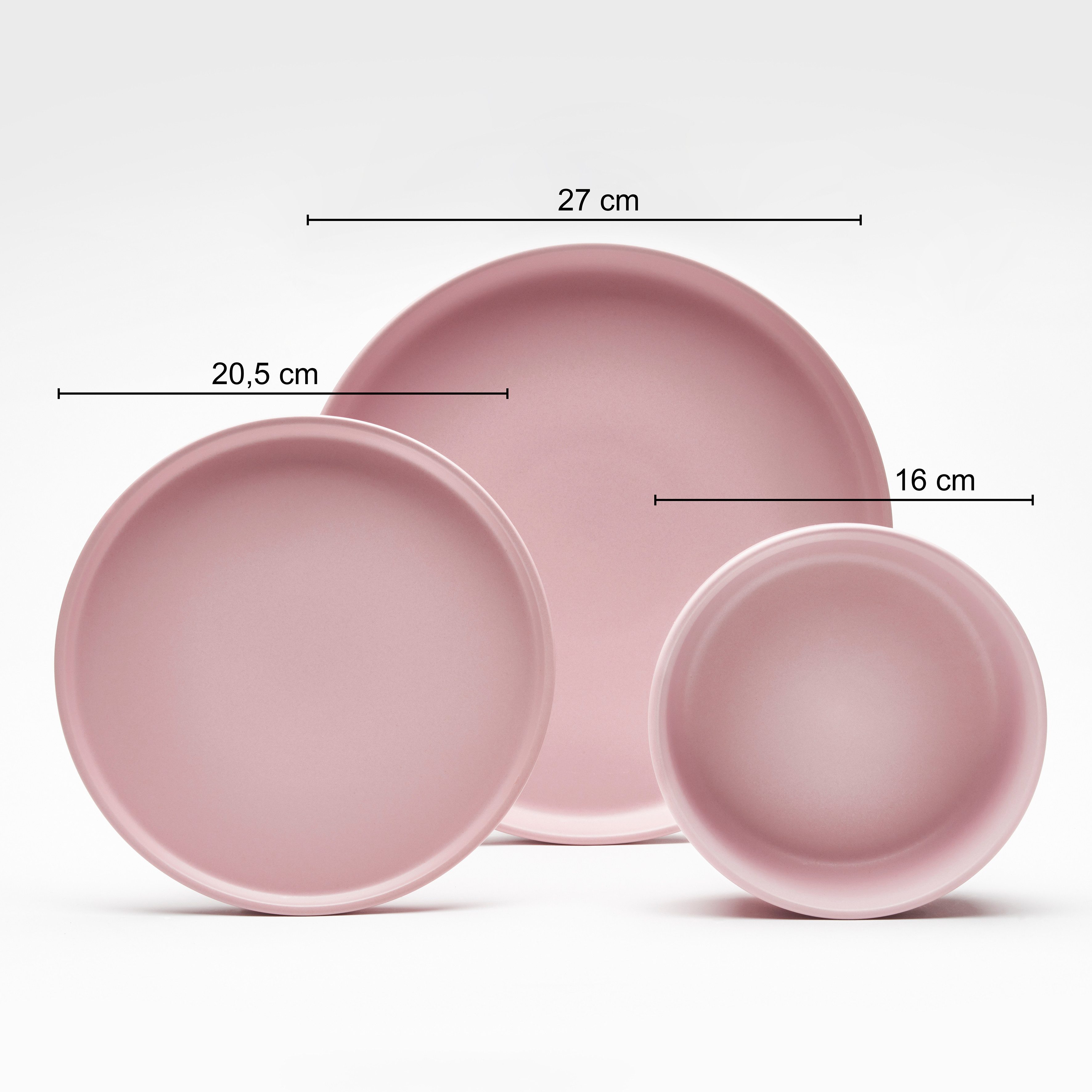LeGer Home by Lena Gercke Eetservies Servies, servies Belli rond model, scandi stijl, 12 delen, voor 4 personen (set, 12-delig)