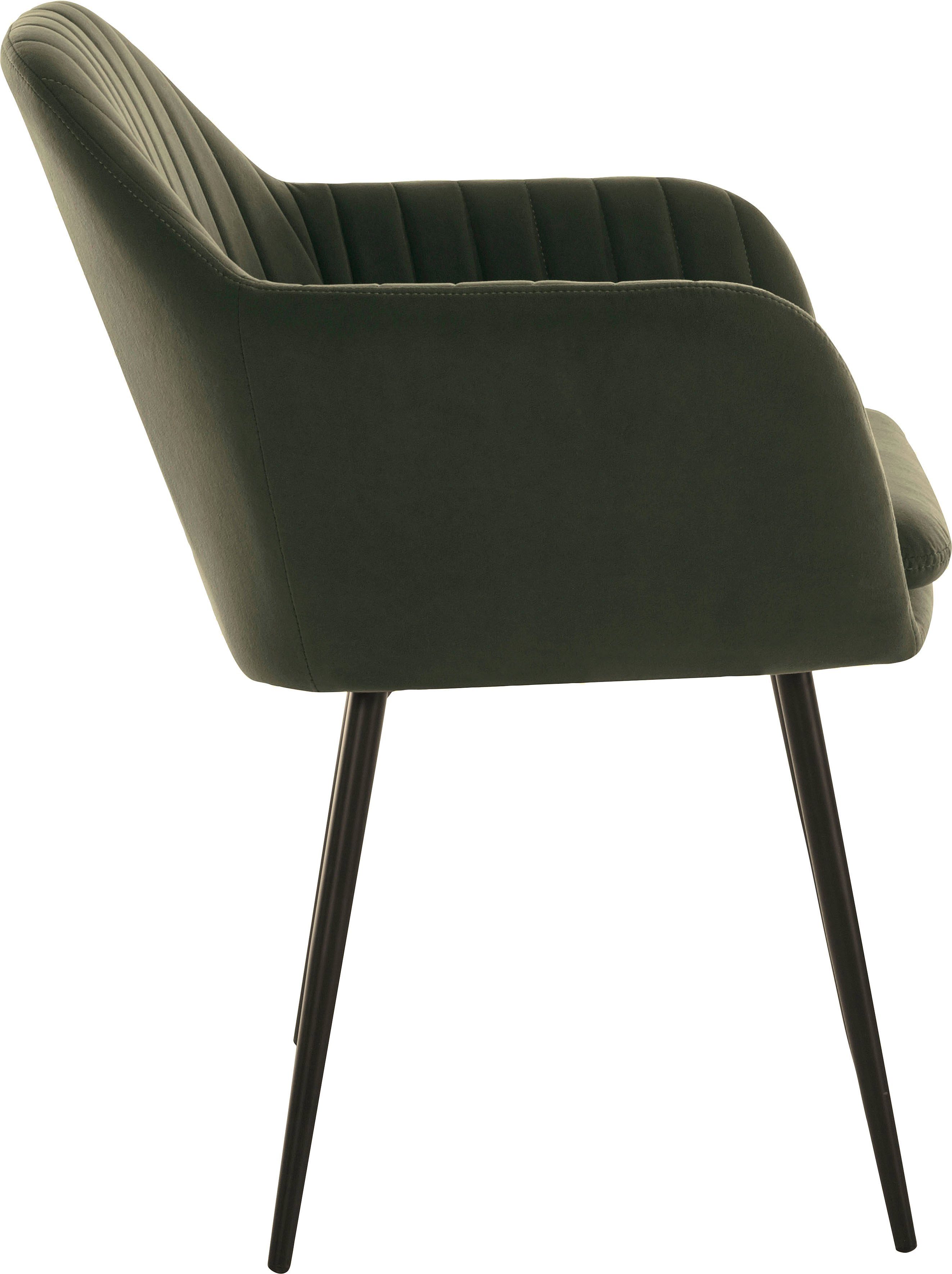 HELA Stoel met armleuningen Carla comfortabele fauteuil, kuipstoel (set)