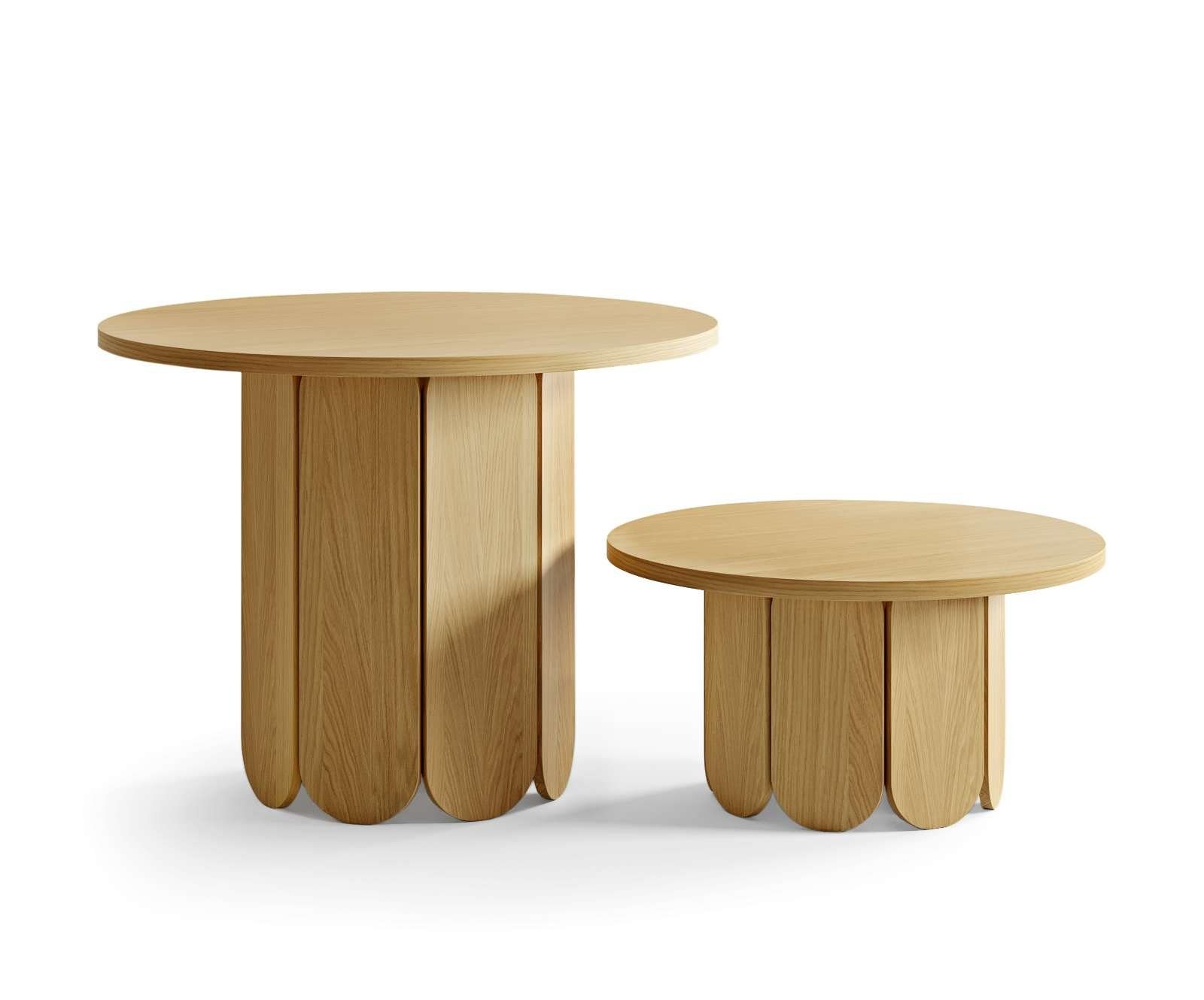 Woodman Salontafel Soft uniek ontwerp, breedte 78 cm salontafels beige
