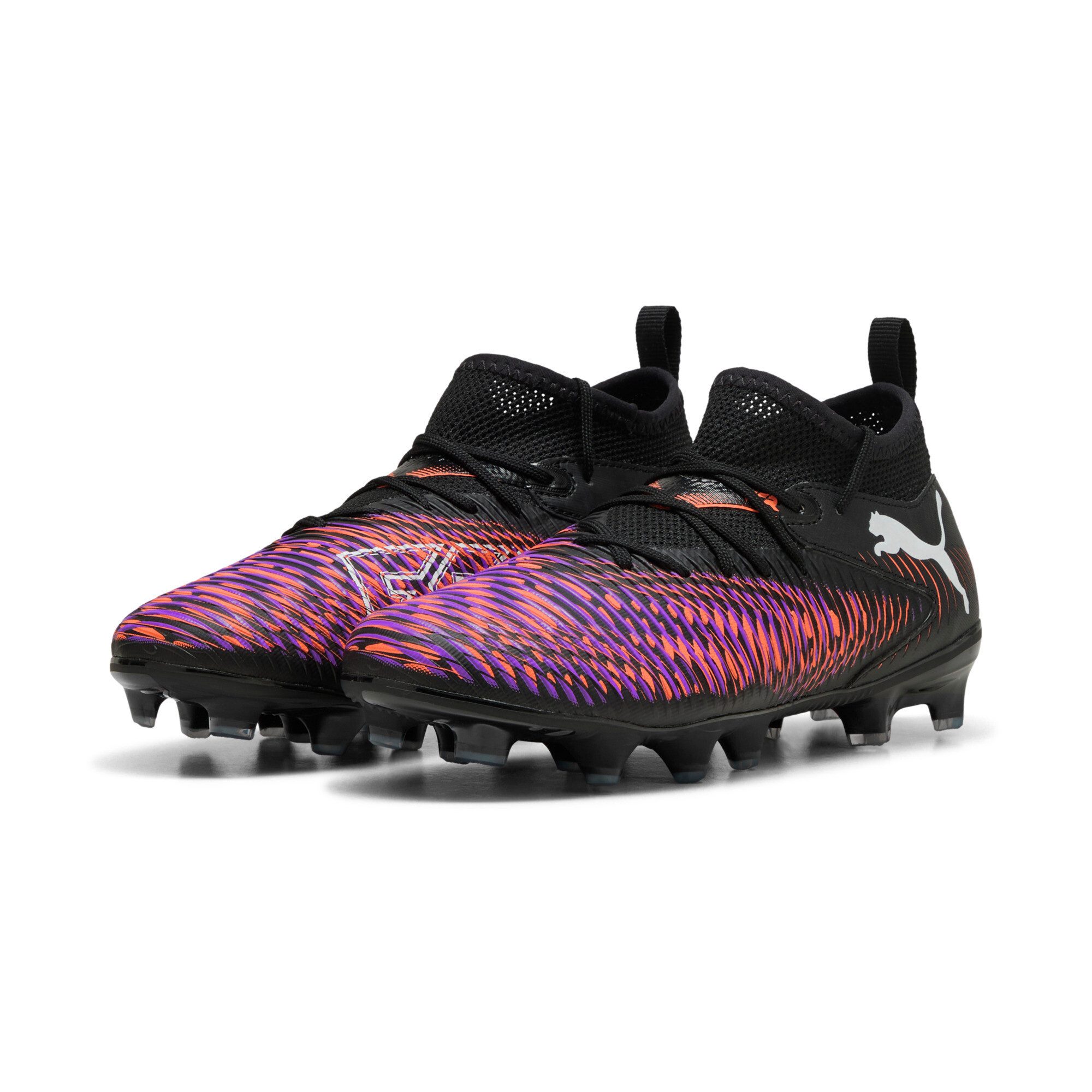 PUMA Voetbalschoenen FUTURE 8 MATCH FG/AG JR kunstgrasschoenen maat 35 zwart
