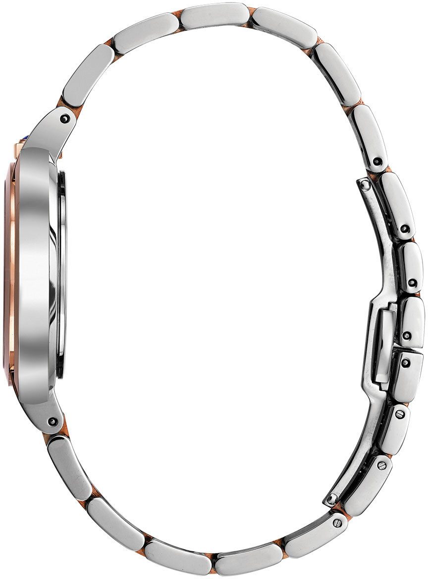 Bulova Kwartshorloge Rubaiyat Polshorloge, dameshorloge, roestvrijstalen band, analoog, diamant
