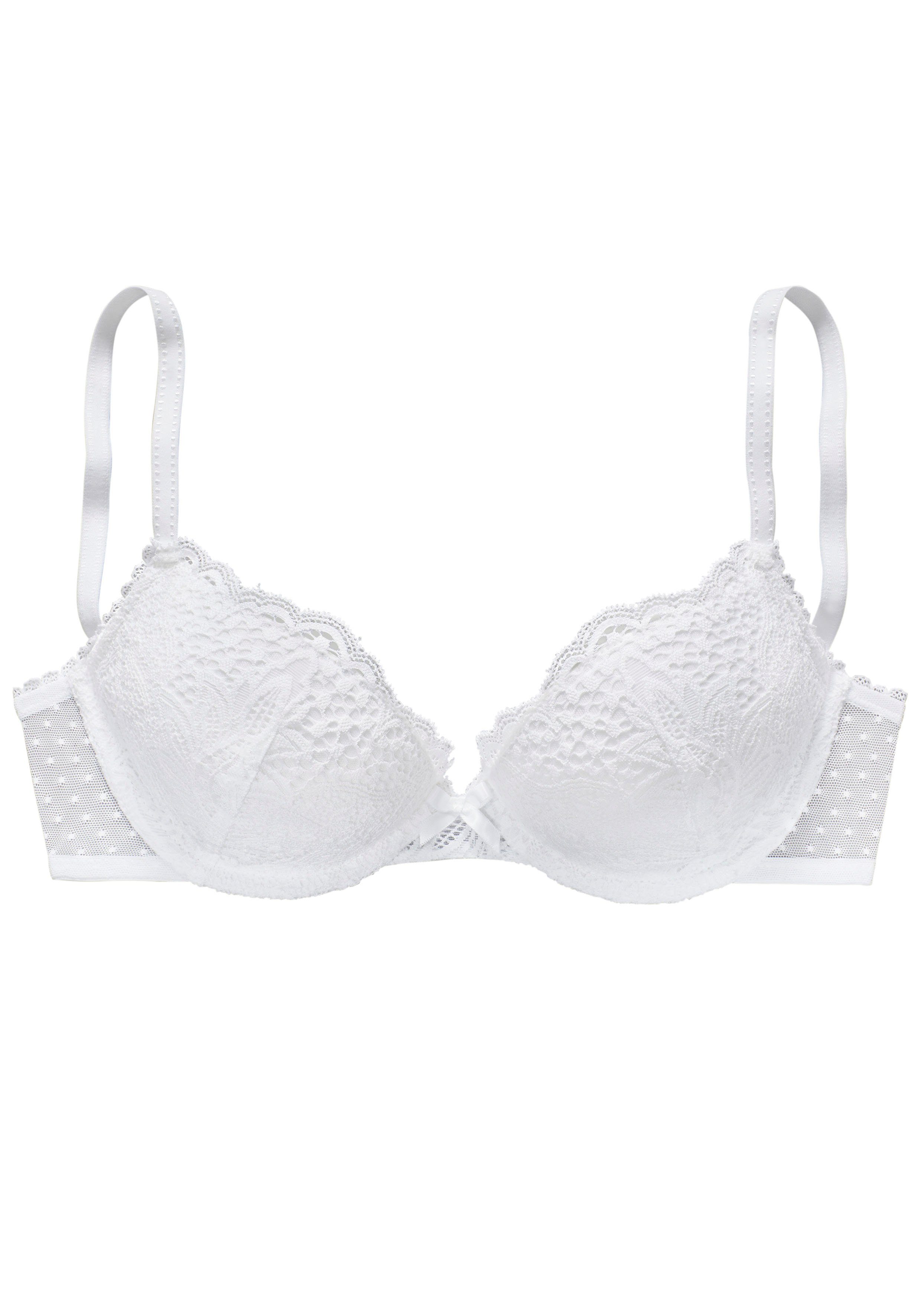 Vivance Push-up-bh rondom met gebloemd kant, dessous