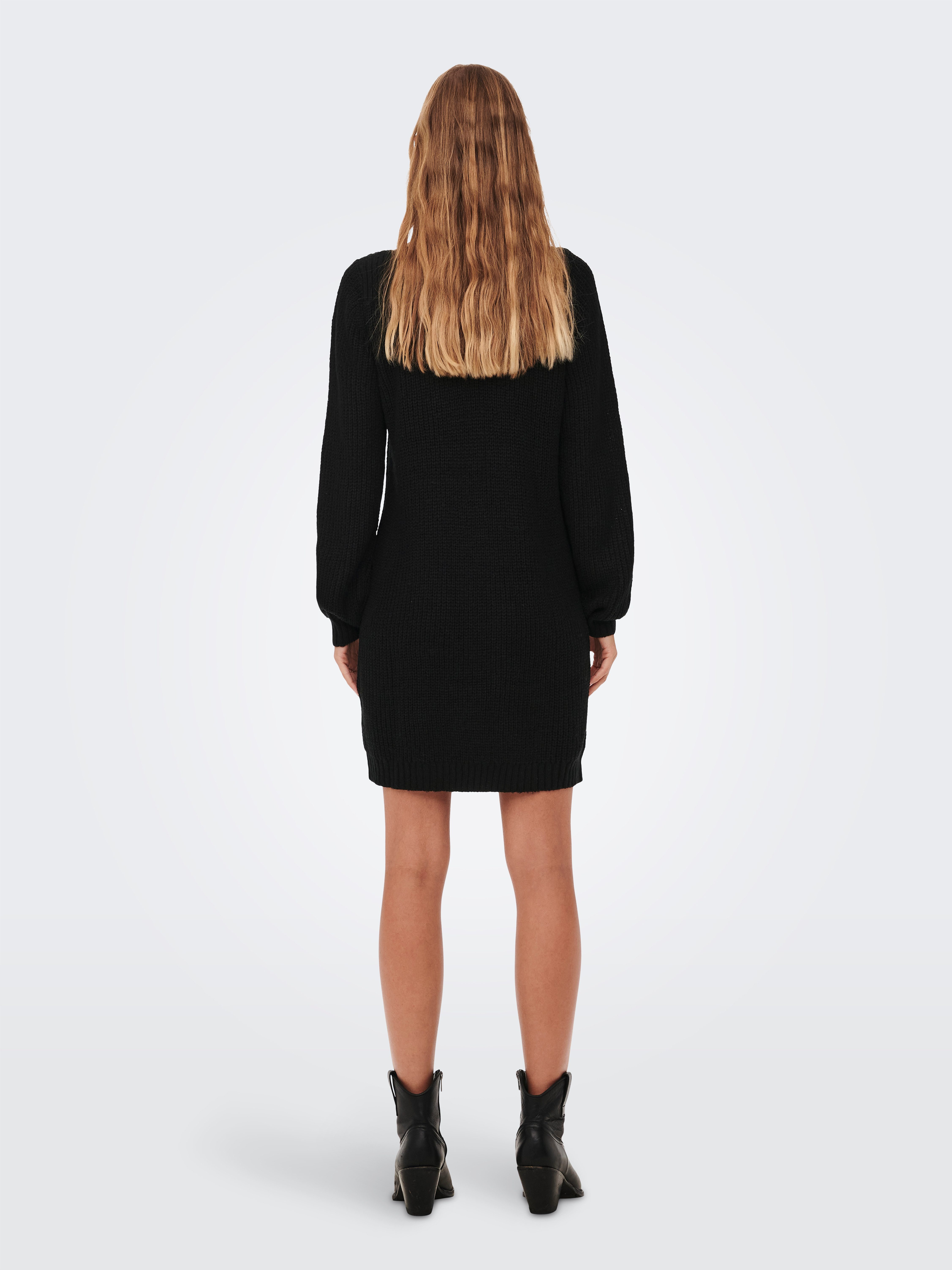 JDY Mini-jurk JDYWHITNEY MEGAN L/S BOAT DRESS KNT NOOS