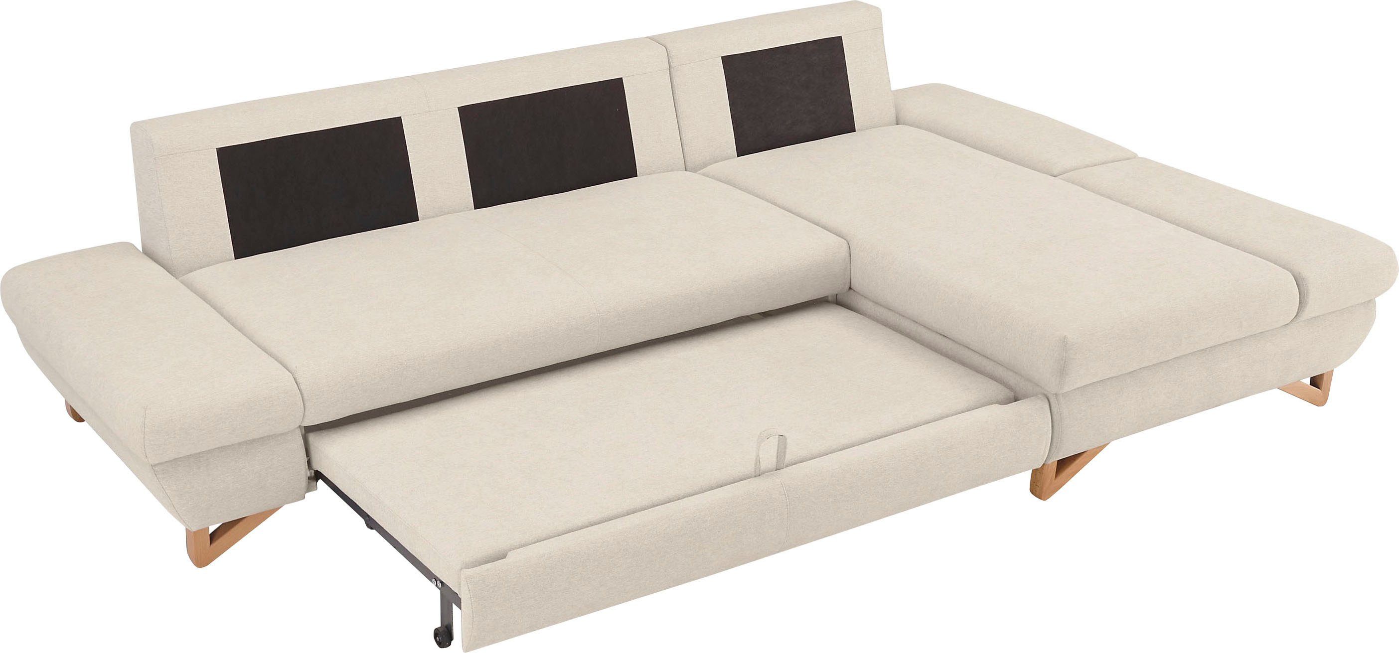 INOSIGN Slaapbank City/Giron comfortabele slaapbank (ligoppervlak 245 x 138 cm) en bedlade