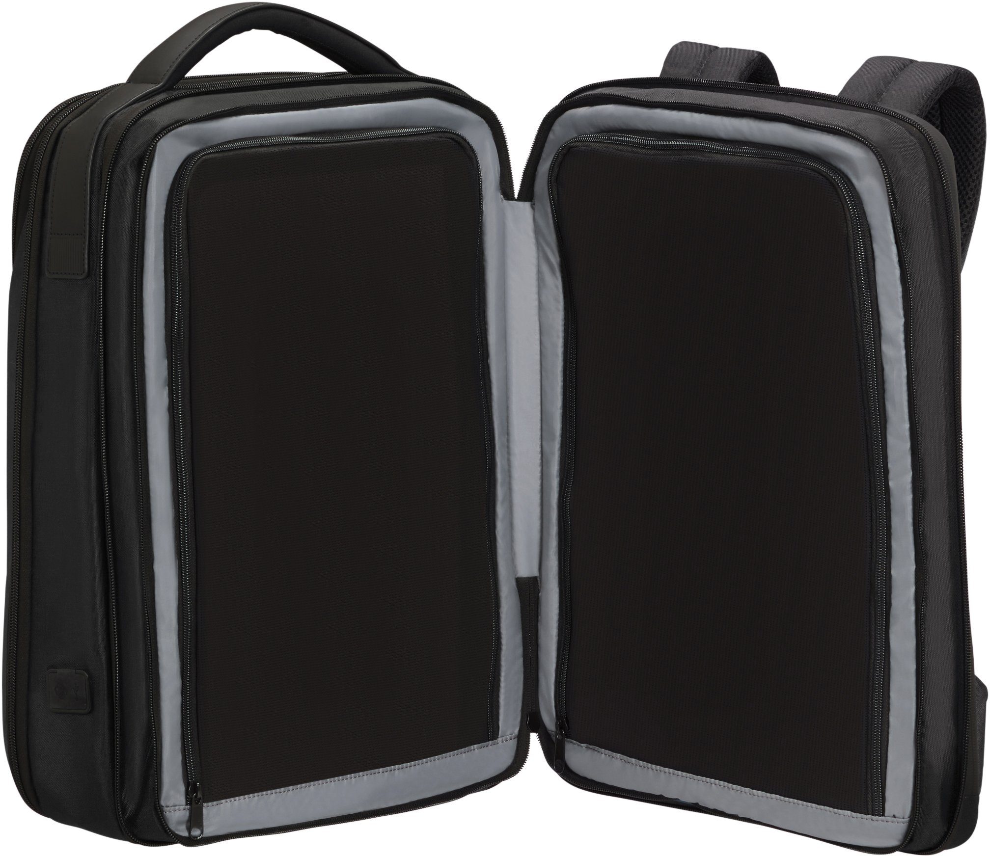 Samsonite Laptoprugzak LITEPOINT Vrijetijds rugzak schoolrugzak USB-poort 17,3-inch laptopvak
