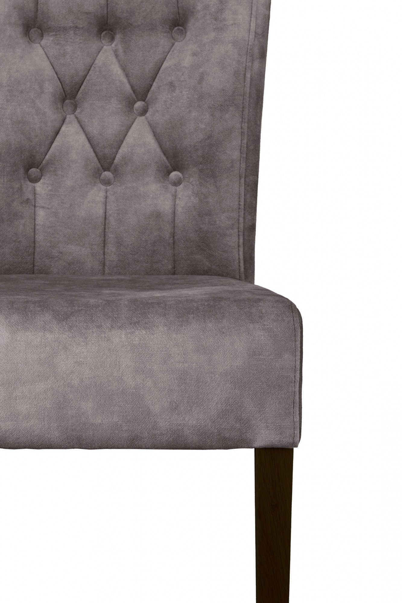 Home affaire Stoel met 4 poten Ravenna Eetkamerstoel met capitonnage (set, 2 stuks)