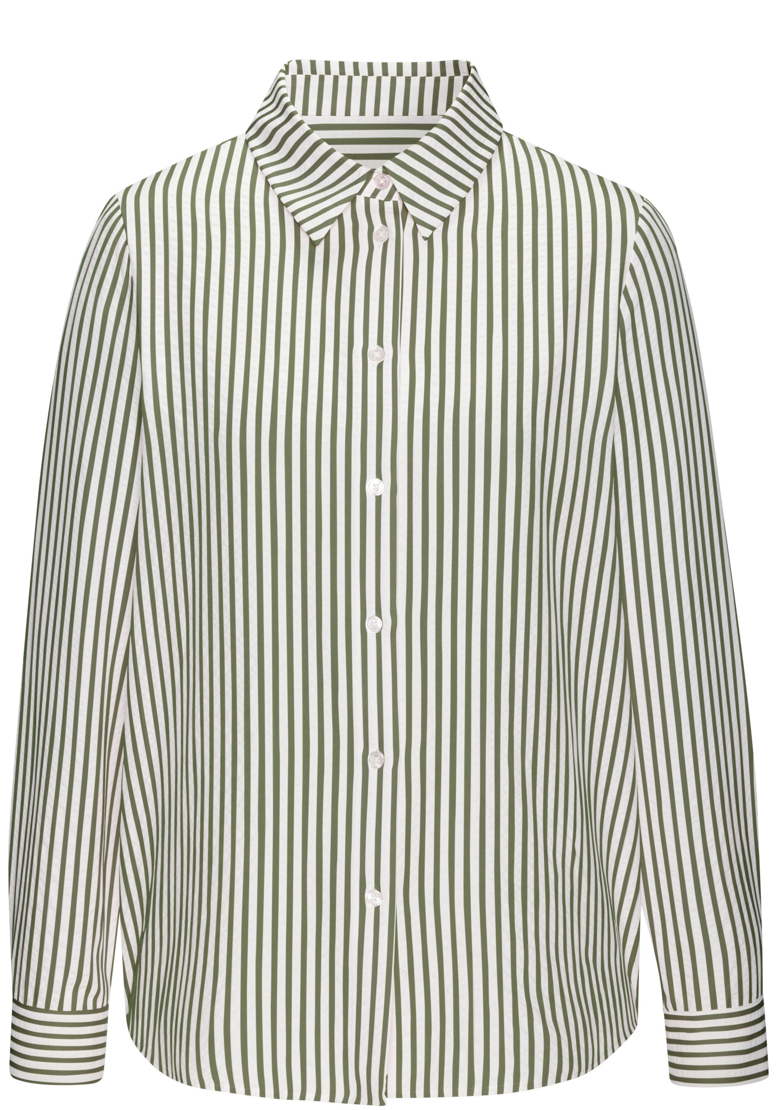 Vivance Overhemdblouse met streep-patroon, strijkvrije kwaliteit