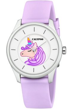 calypso watches kwartshorloge sweet time, k5733-b paars