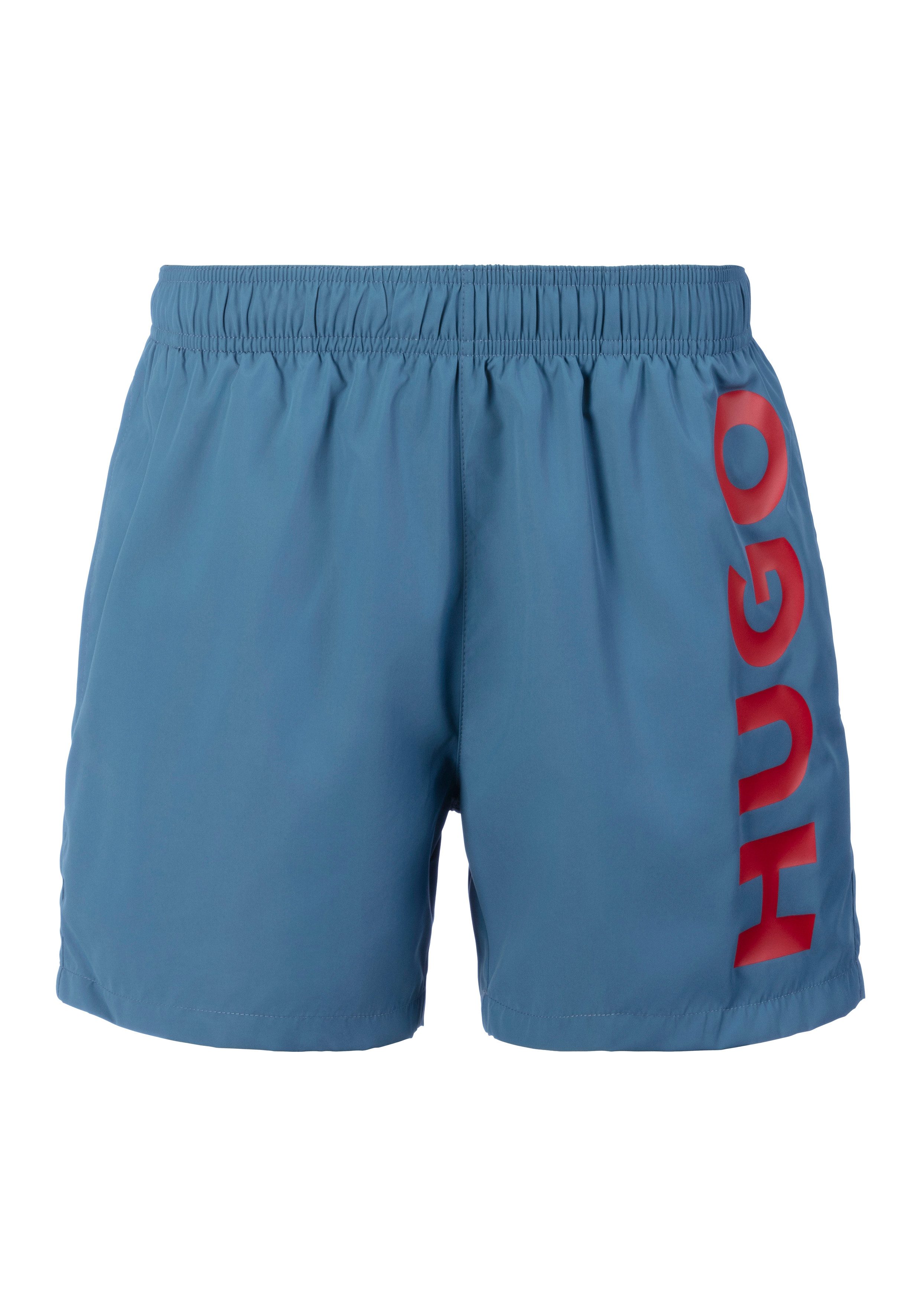 HUGO underwear Zwemshort ABAS met hugo logo-print