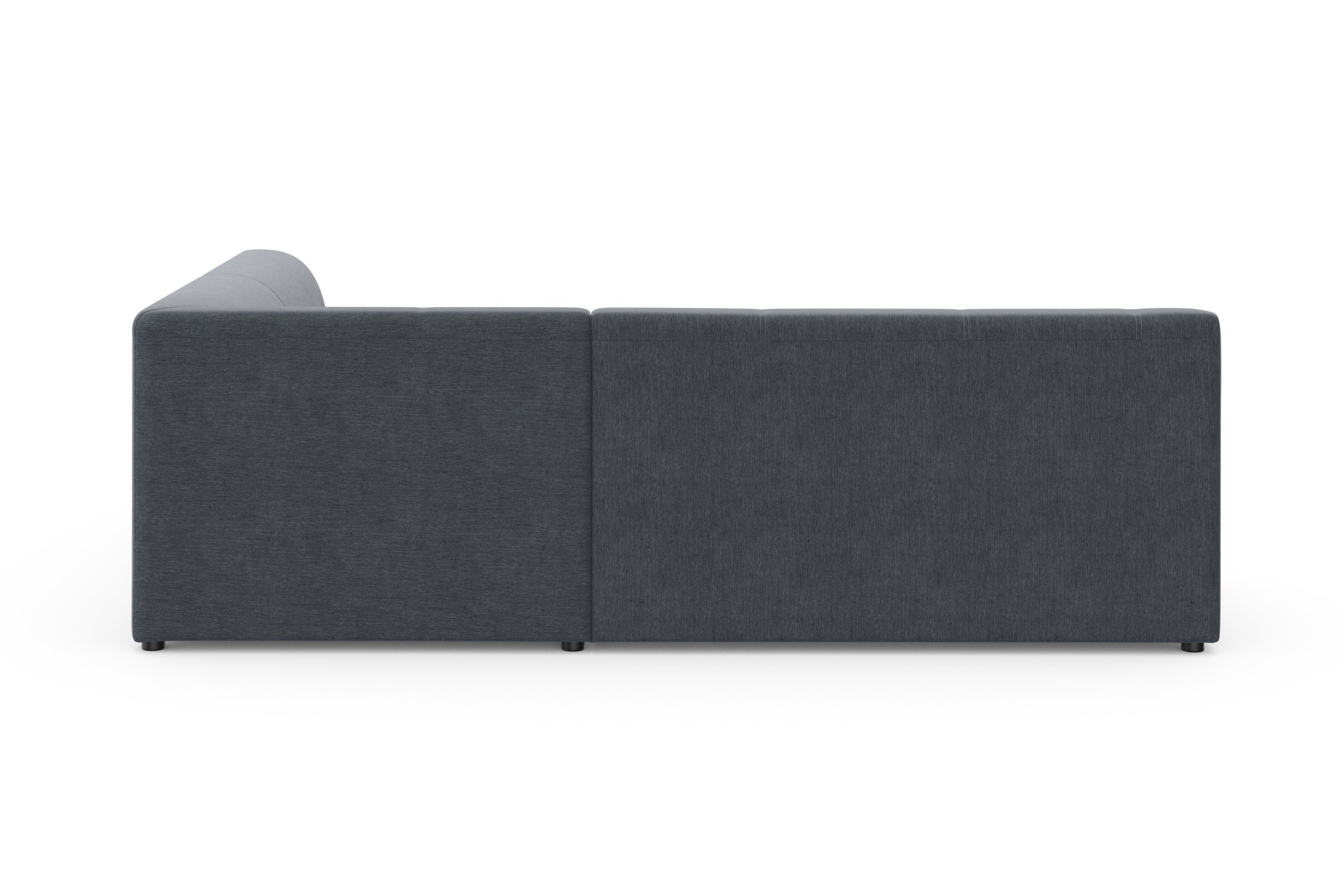 DOMO collection Hoekbank Topper L-vorm met ottomane, naar keuze met slaapfunctie