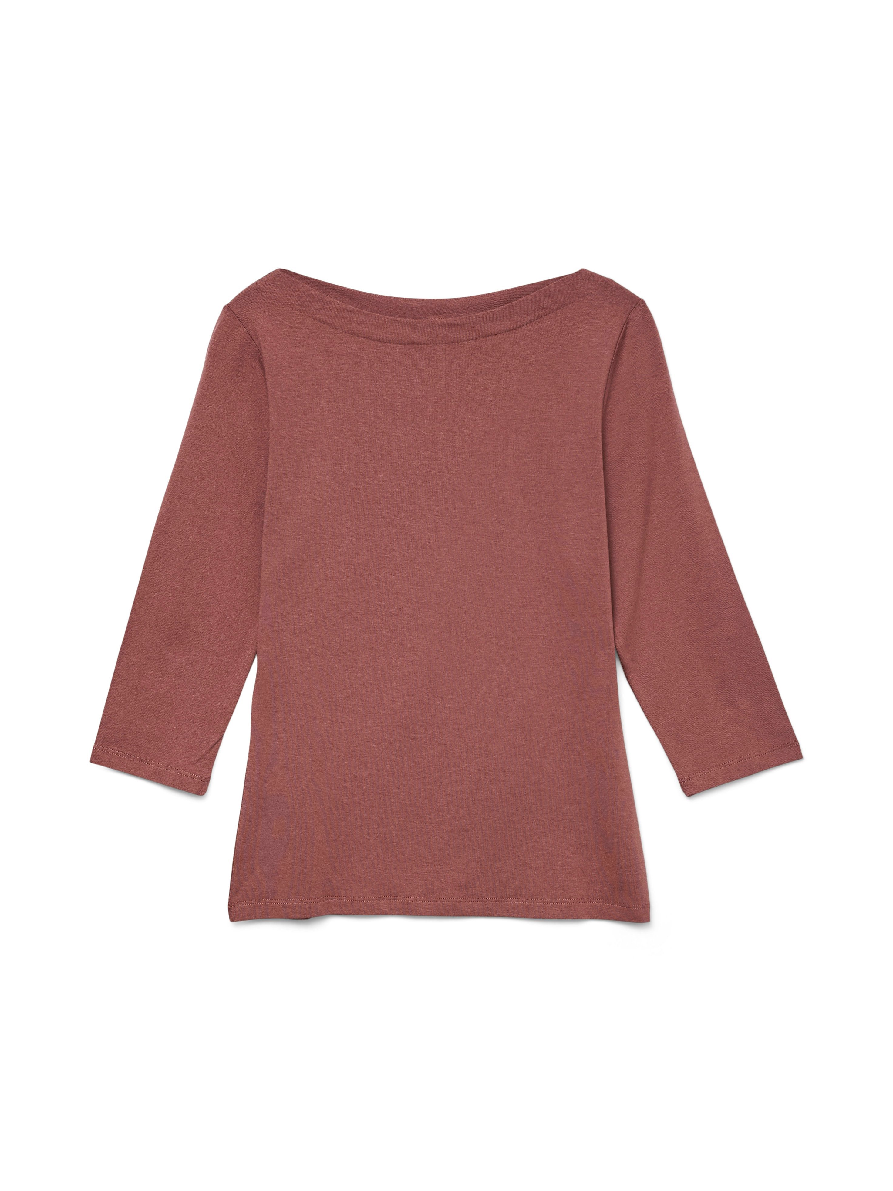 Vero Moda Shirt met 3/4 mouwen VMPANDA MODAL 3/4 TOP JRS NOOS